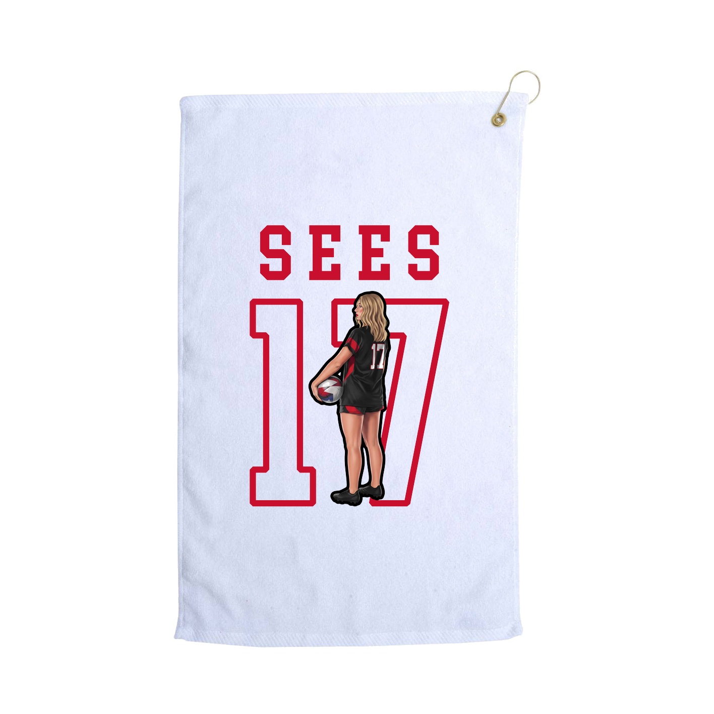Golf Towel — Shirsey in White