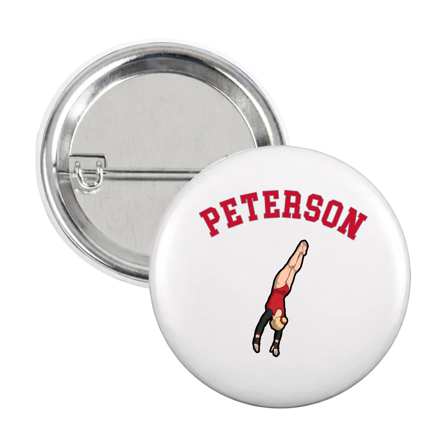 Game Day Button — Shirsey Arch in White
