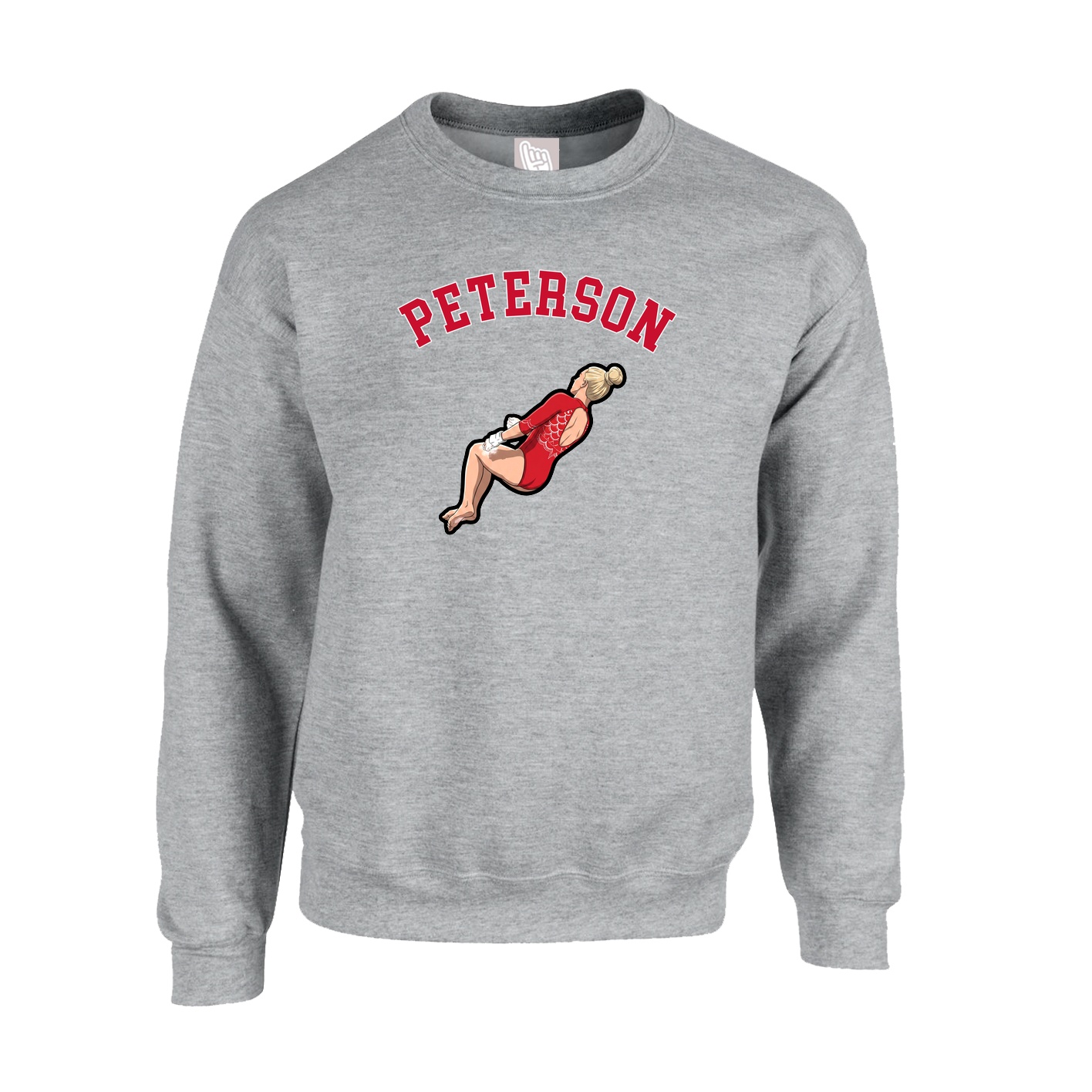 Fleece Crew — Shirsey Arch in Grey