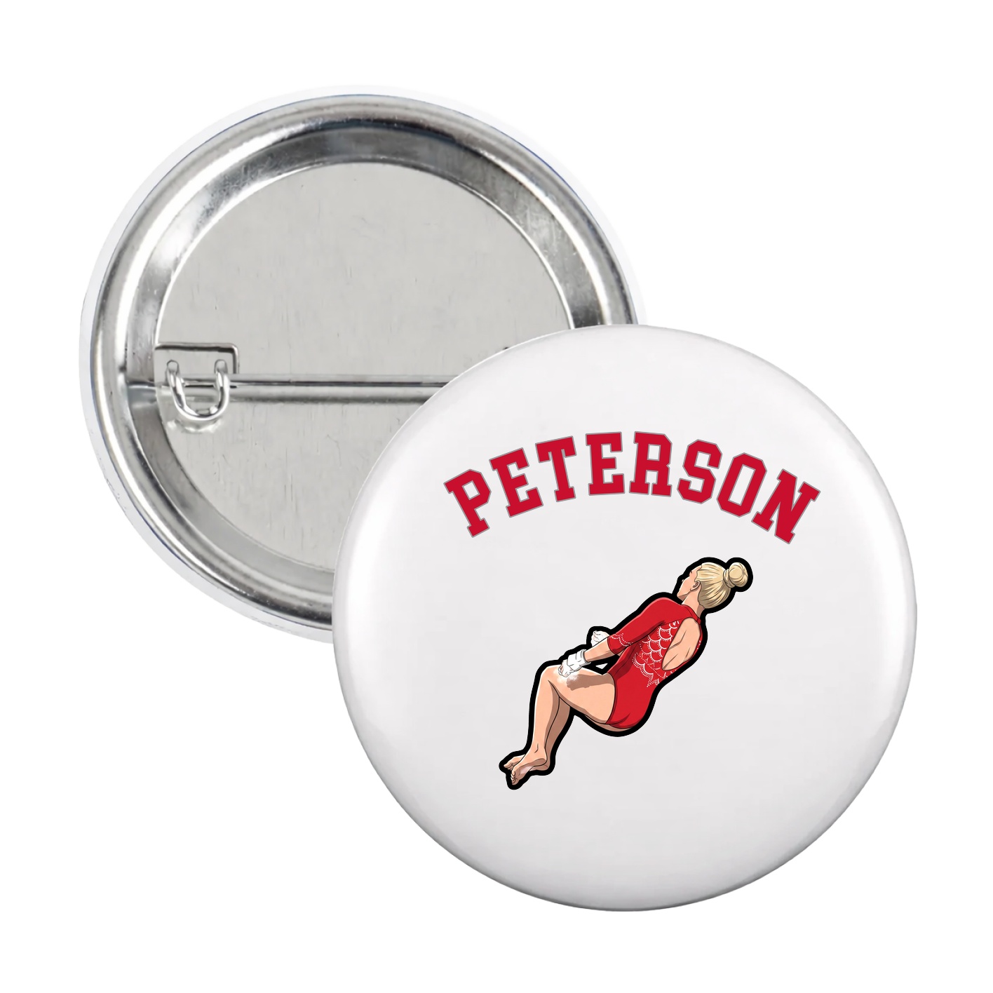 Game Day Button — Shirsey Arch in White