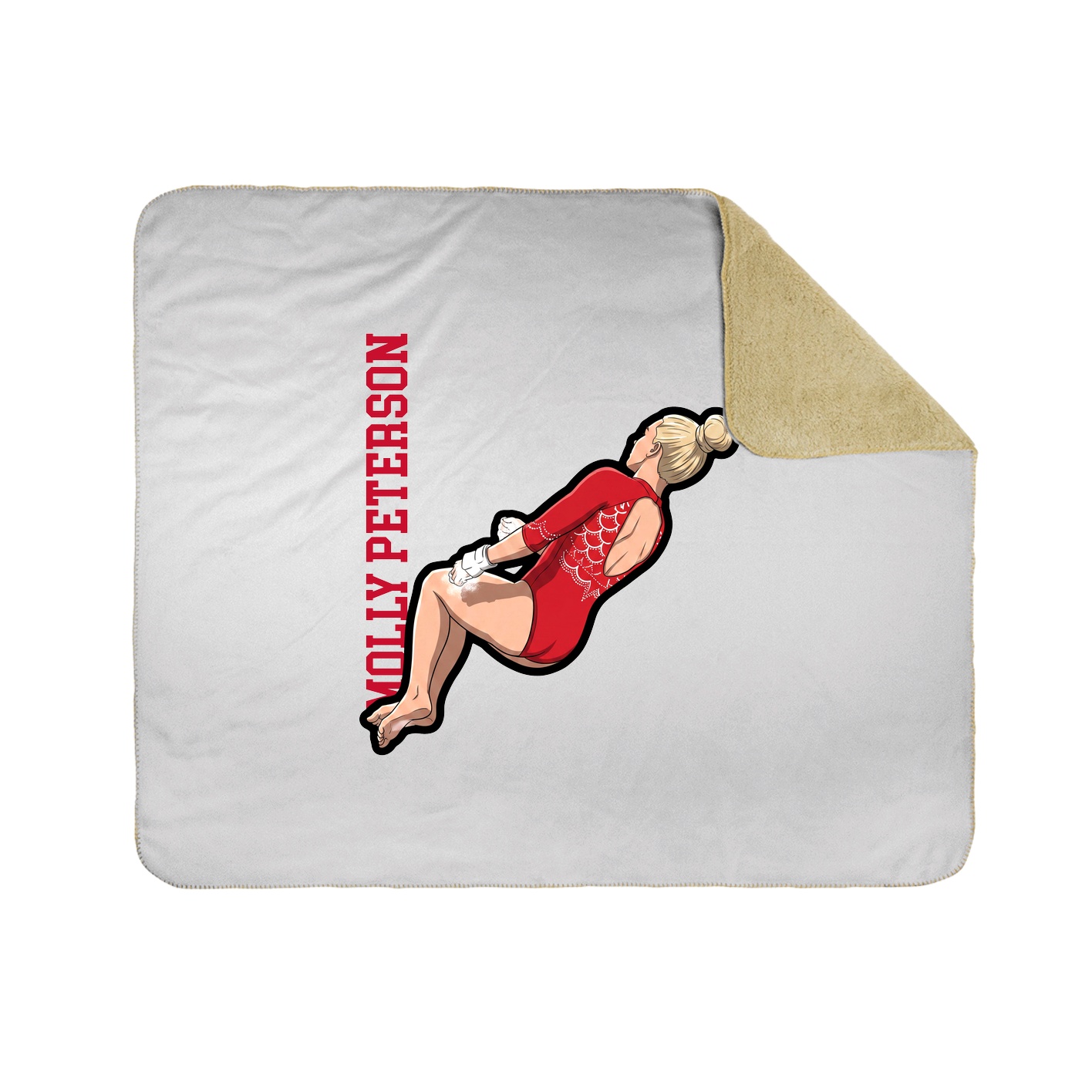 50x60 Sherpa Lined Throw Blanket