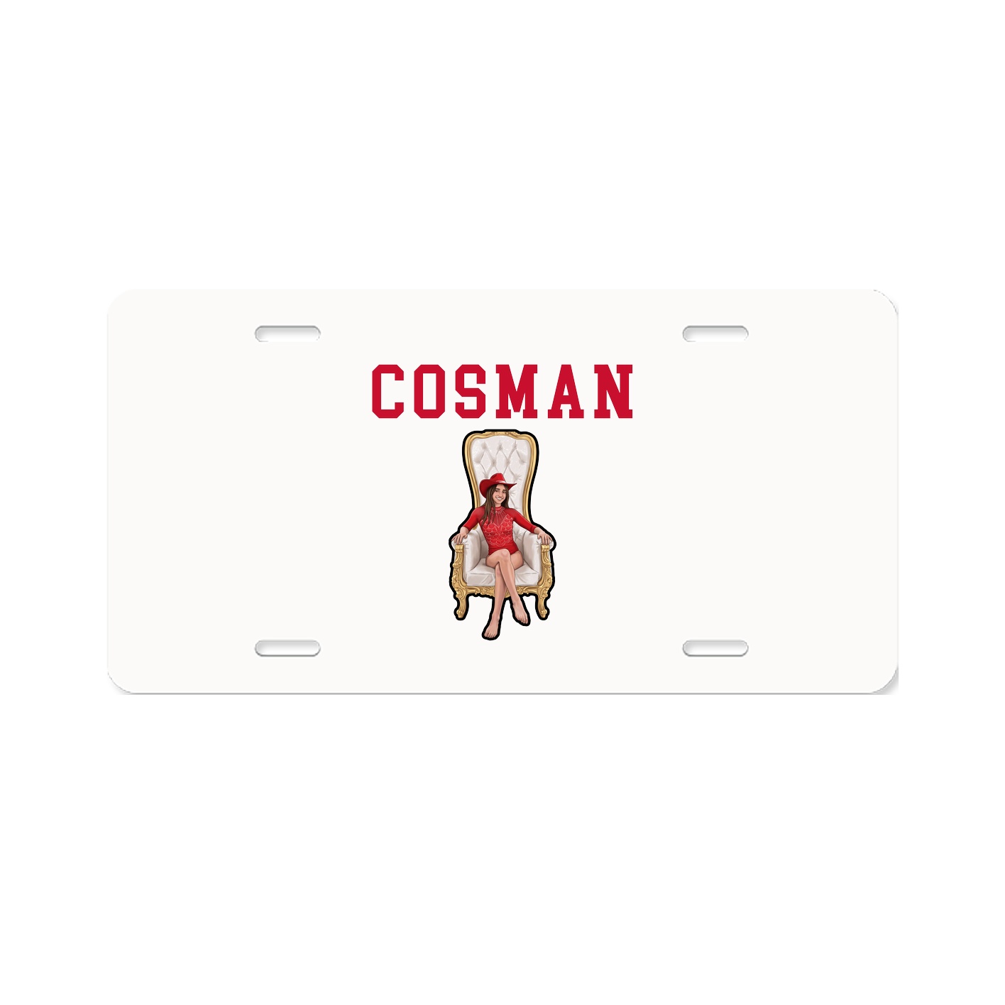License Plate — Shirsey in Classic