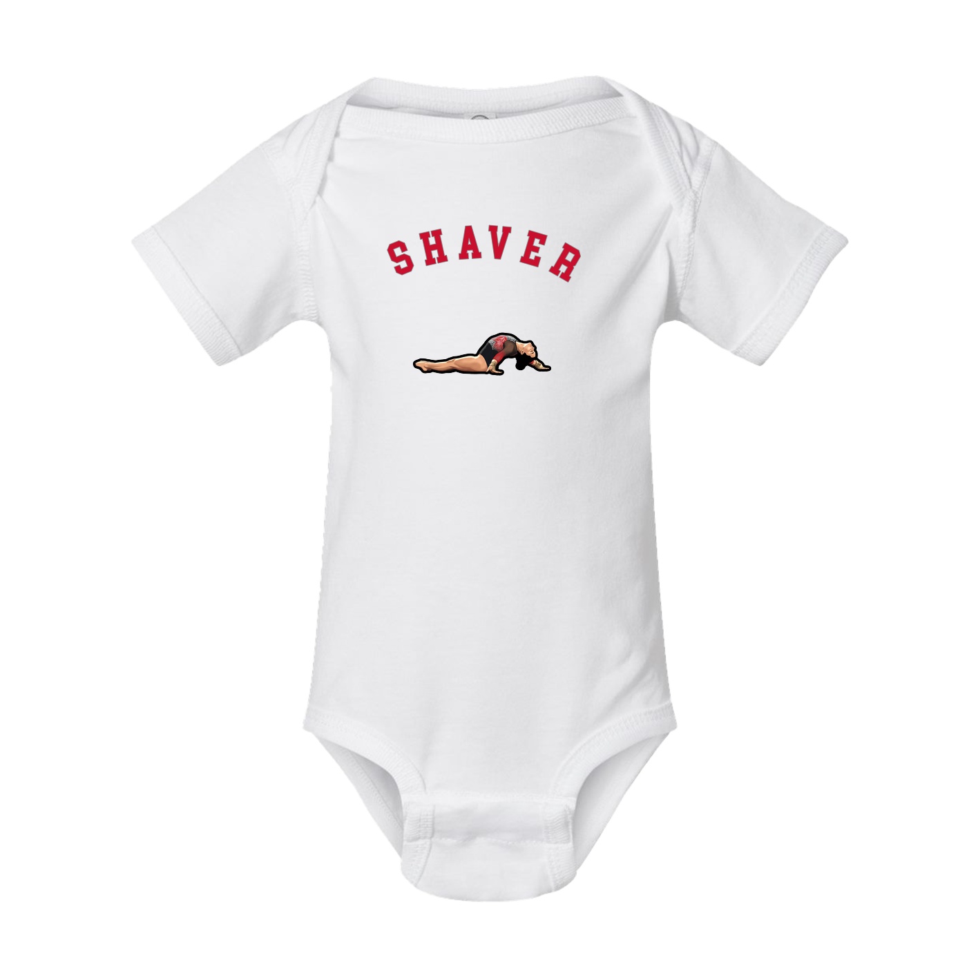 Baby Onesie — Shirsey Arch in White