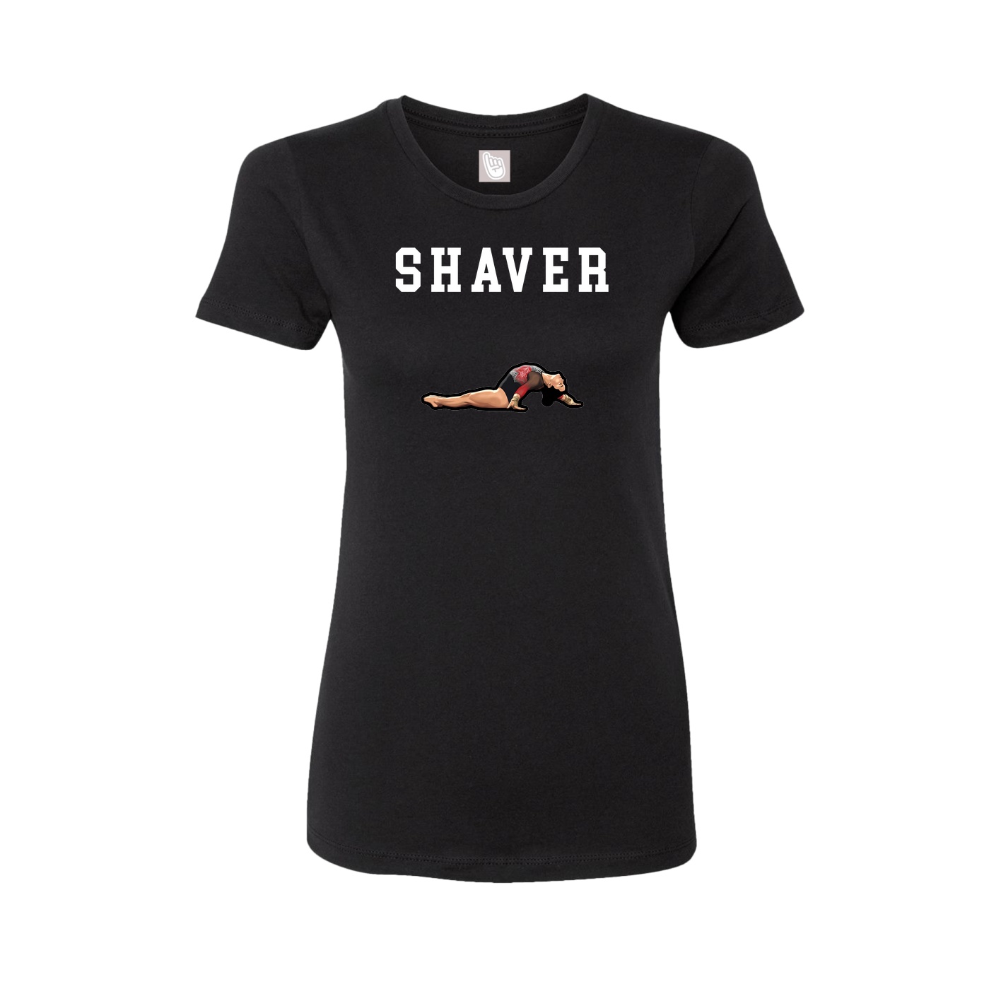 Fitted Women's Tee — Shirsey in Black