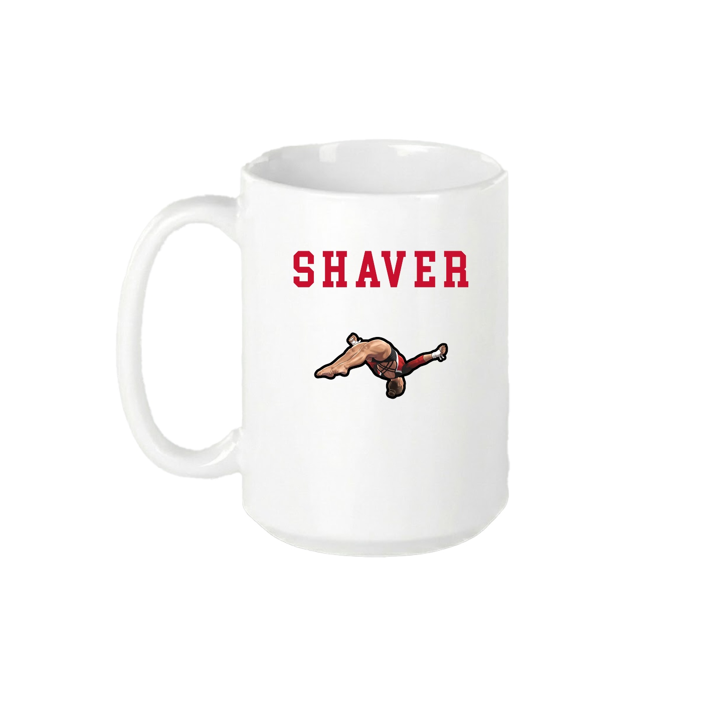 15oz Coffee Mug — Shirsey in White