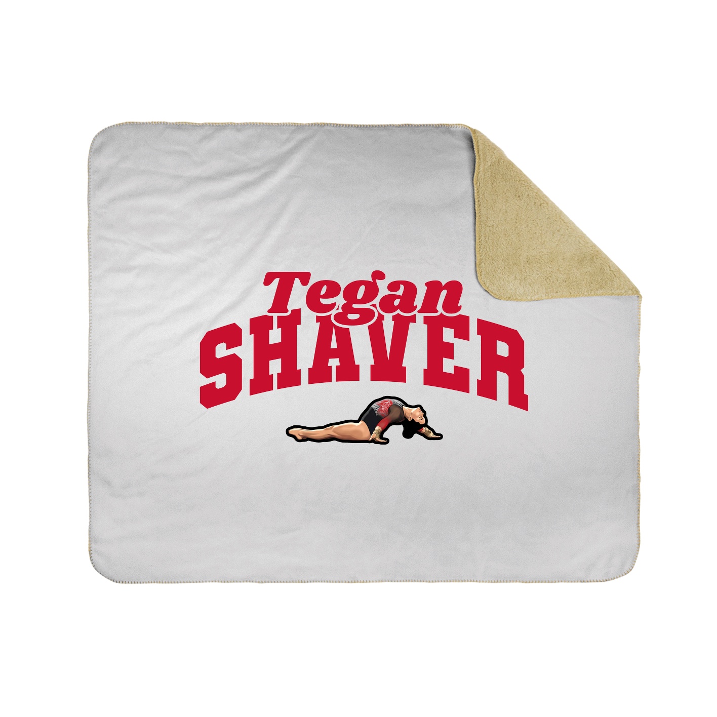 Throw Blanket — Signature Arch in White