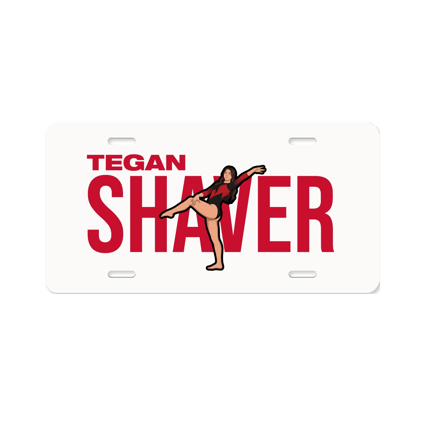 License Plate — Player Name in Classic