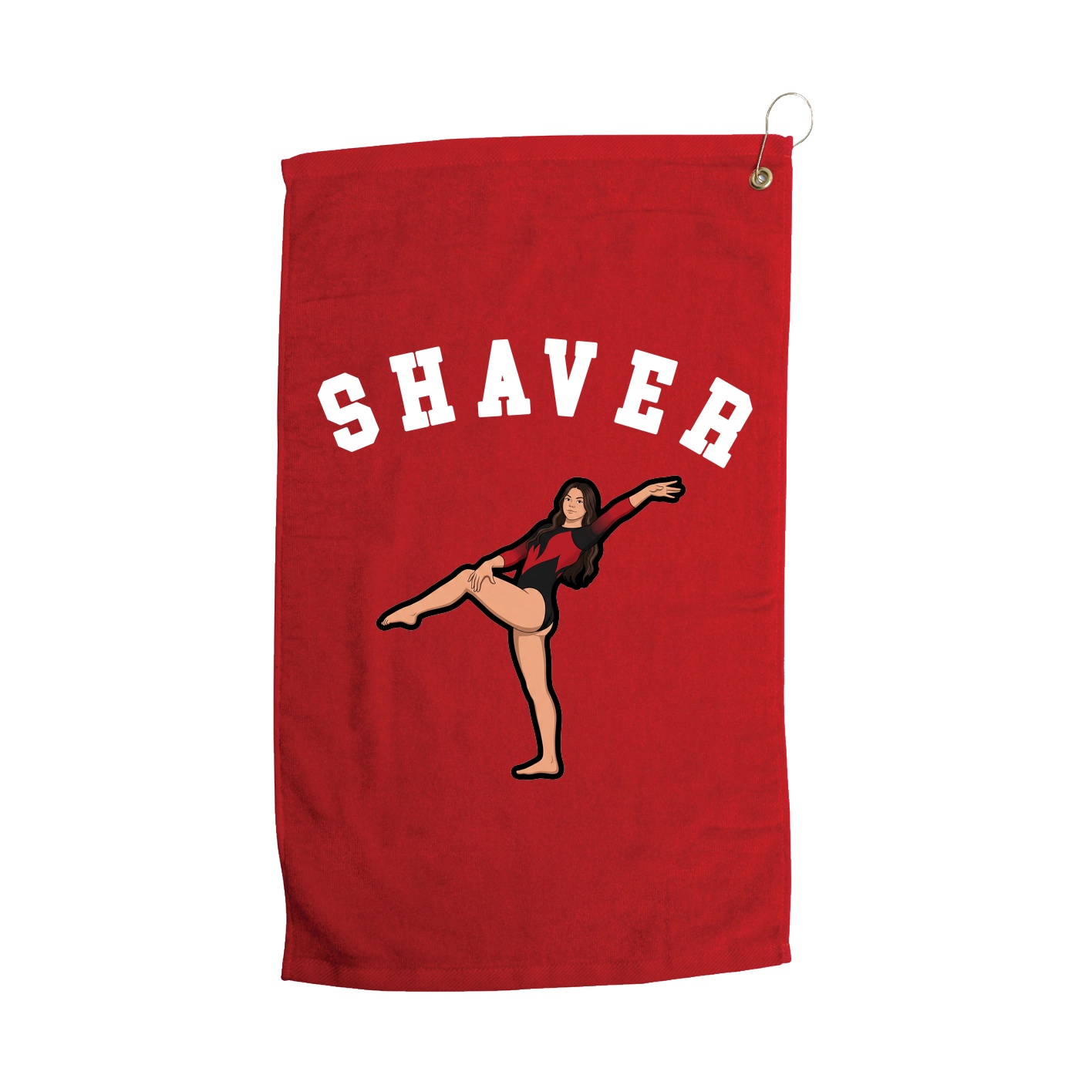 Golf Towel — Shirsey Arch in Red