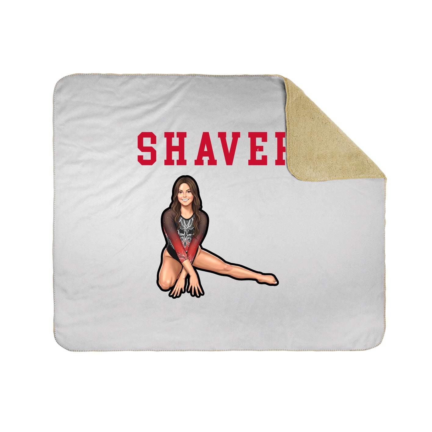Throw Blanket — Shirsey in White