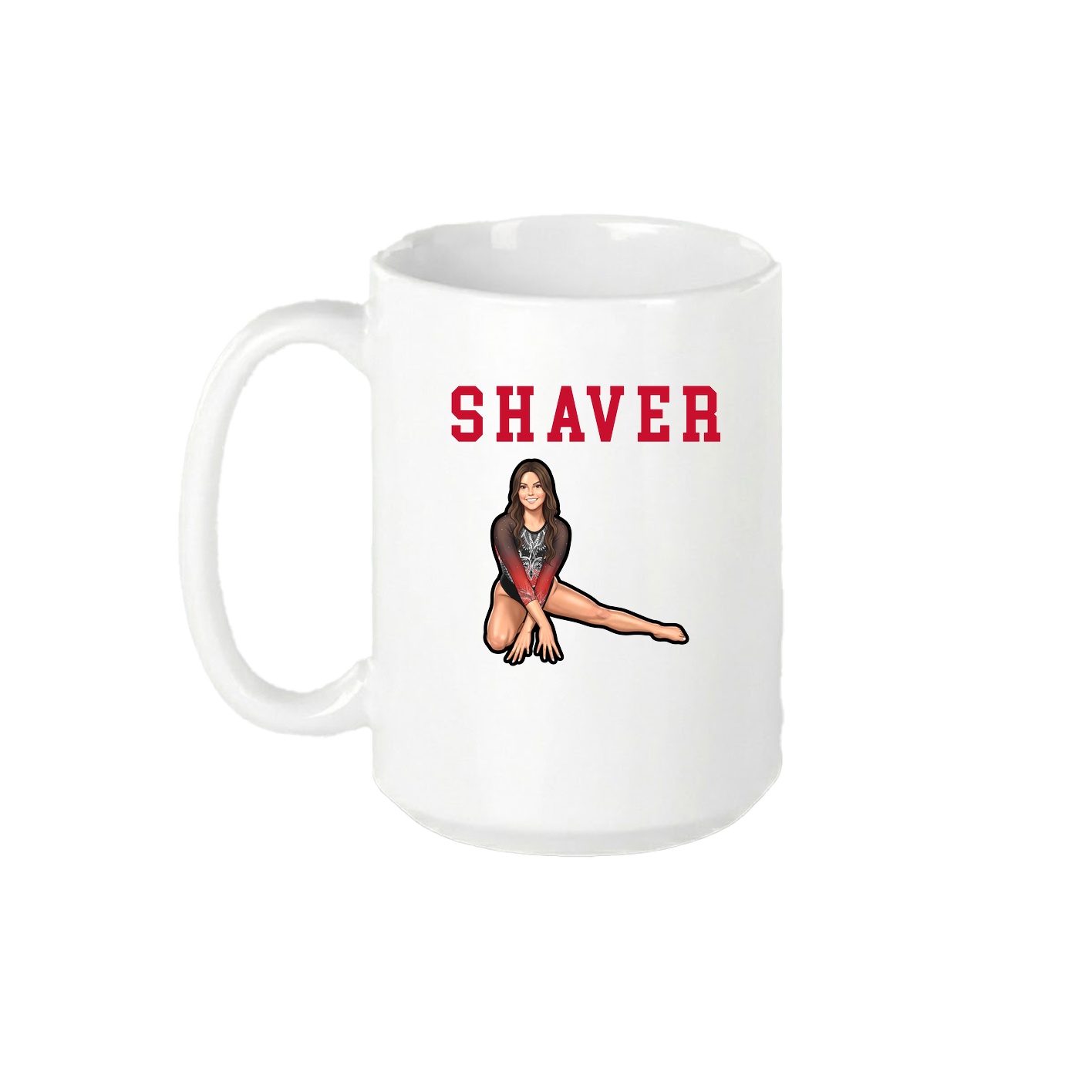 15oz Coffee Mug — Shirsey in White