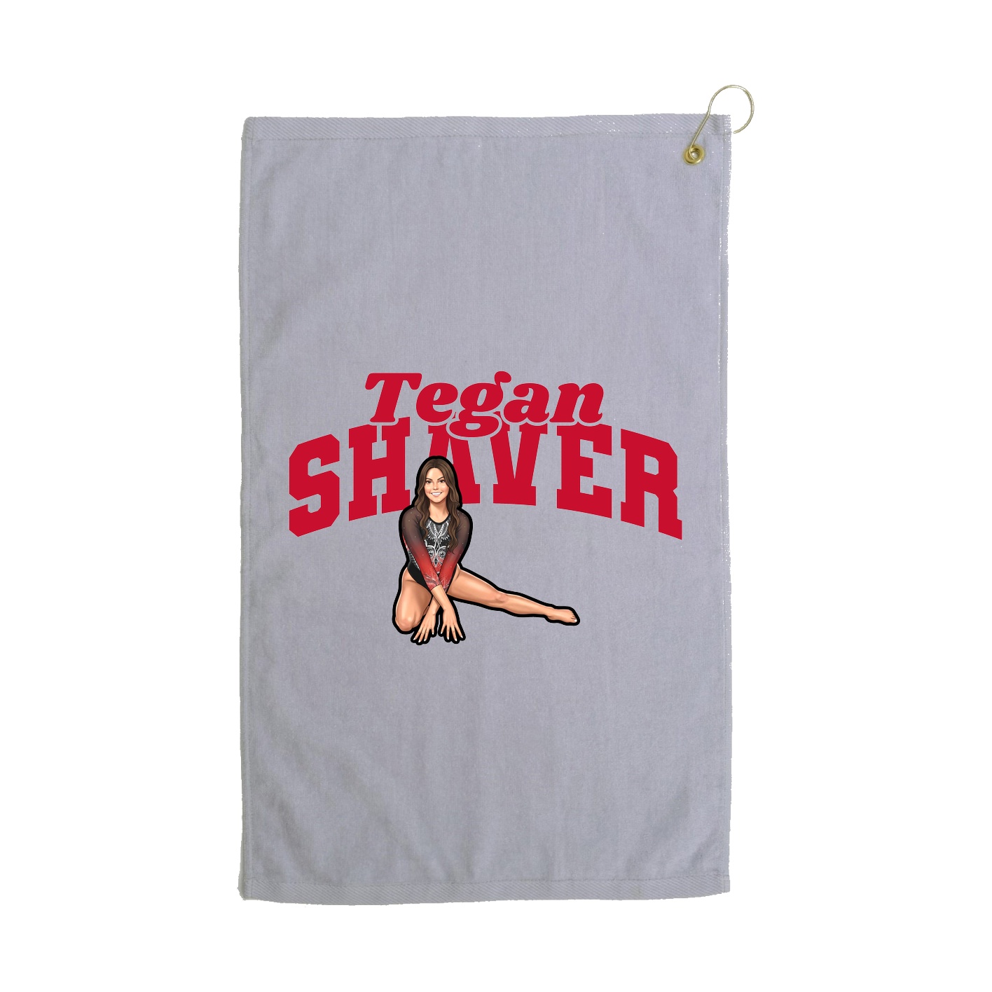 Golf Towel — Signature Arch in Grey