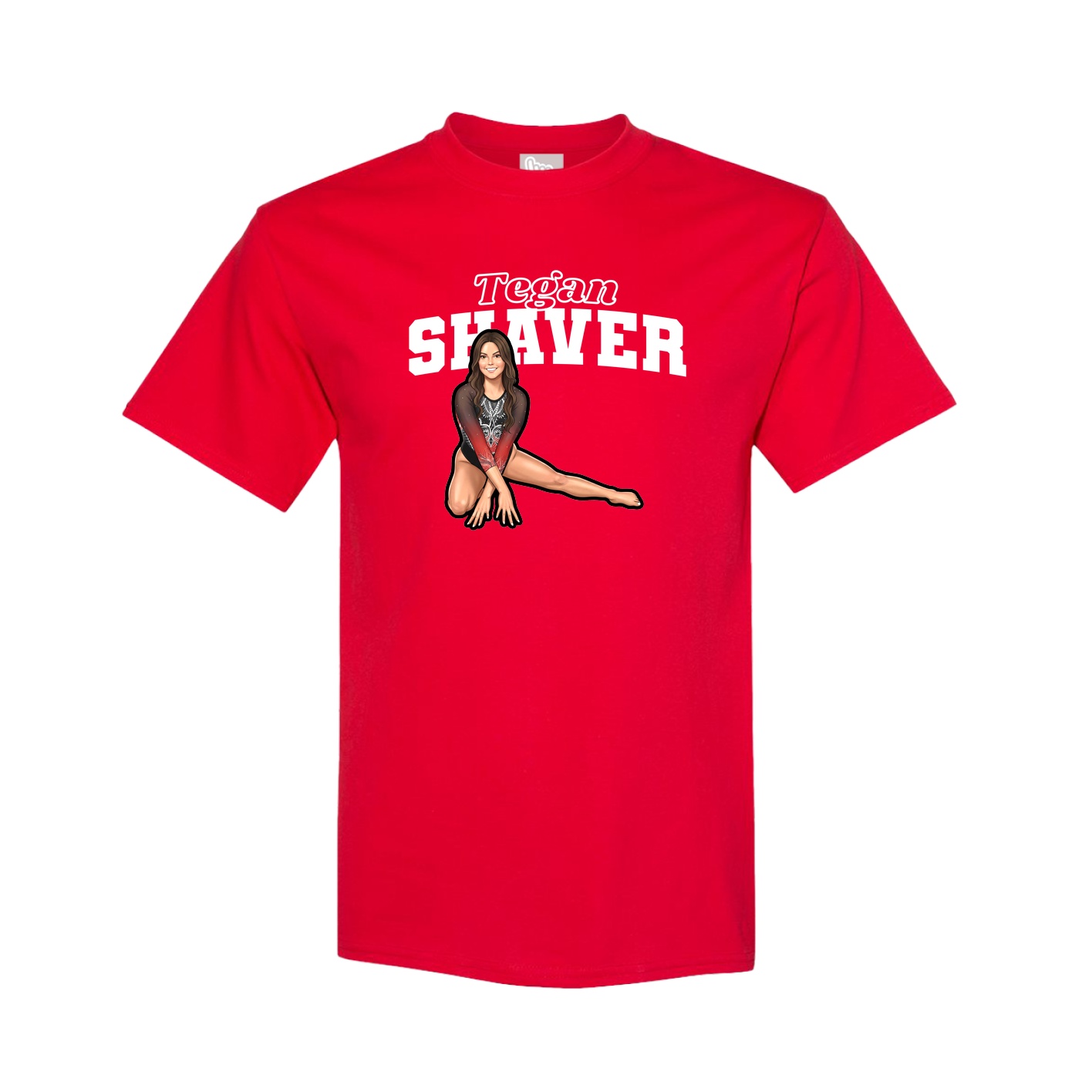 Tee — Name Arch in Red