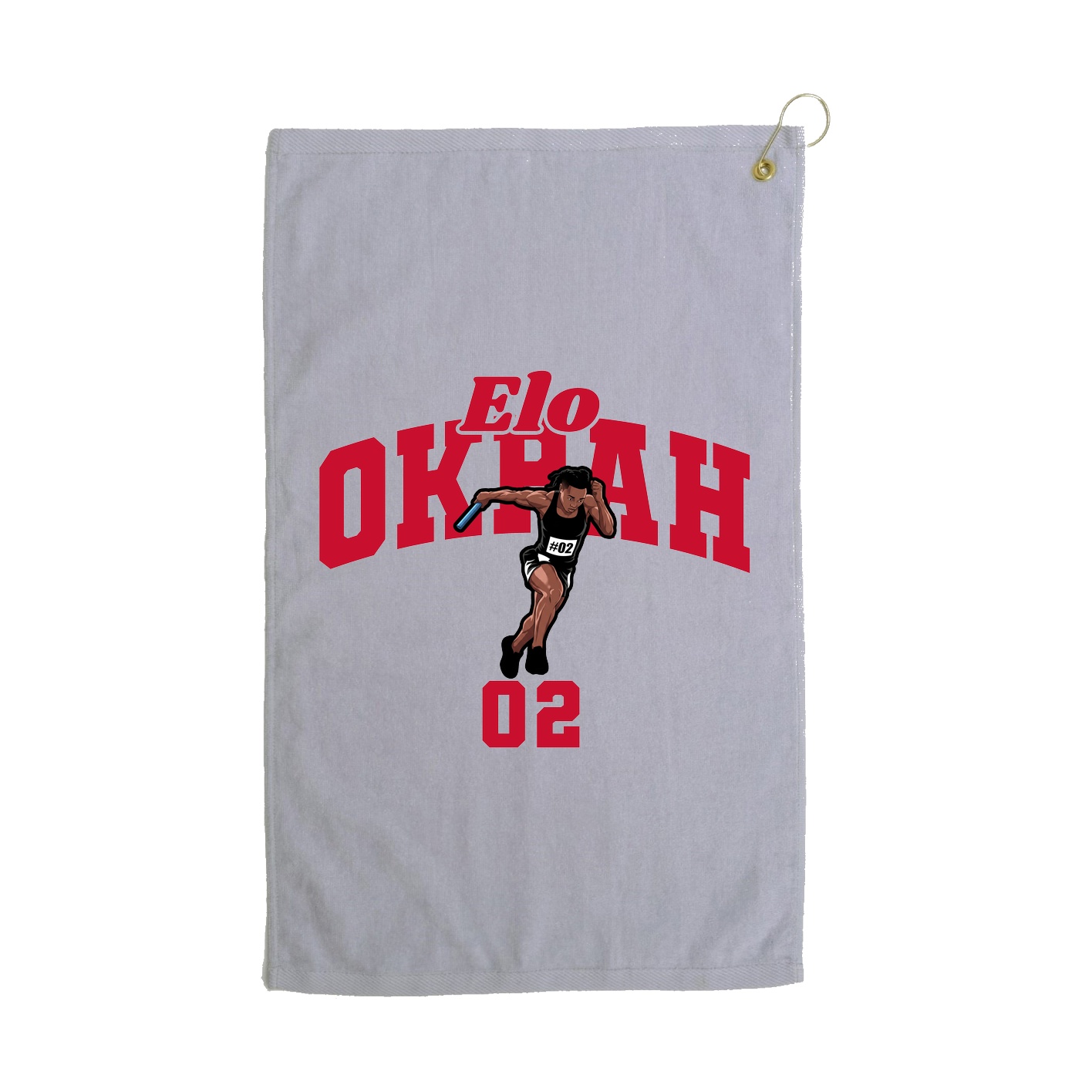 Golf Towel — Signature Arch in Grey