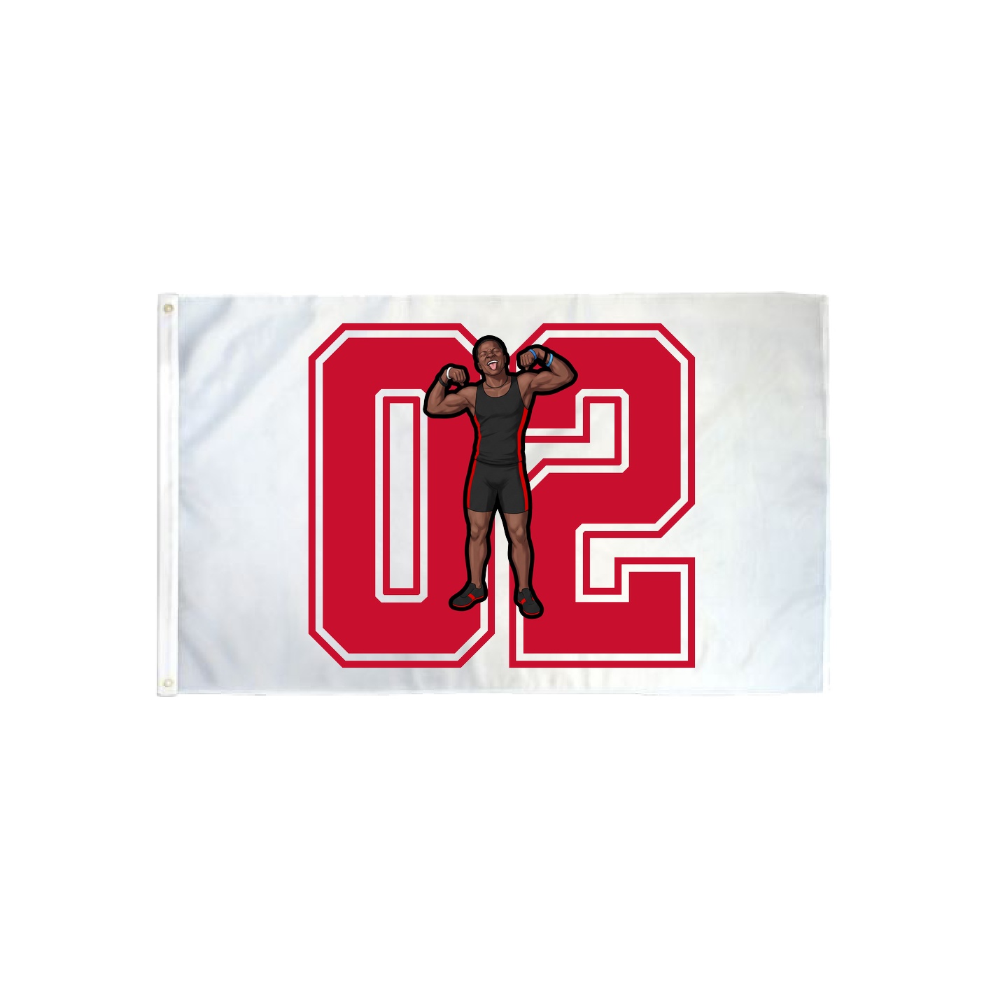 3x5 Flag — Number in Classic
