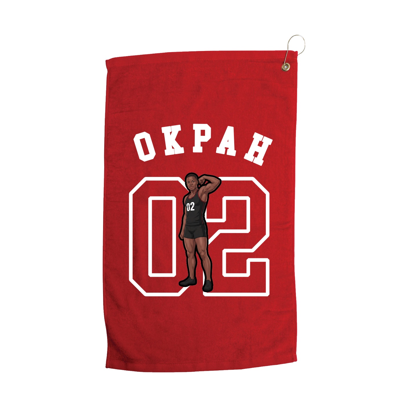 Golf Towel — Shirsey Arch in Red