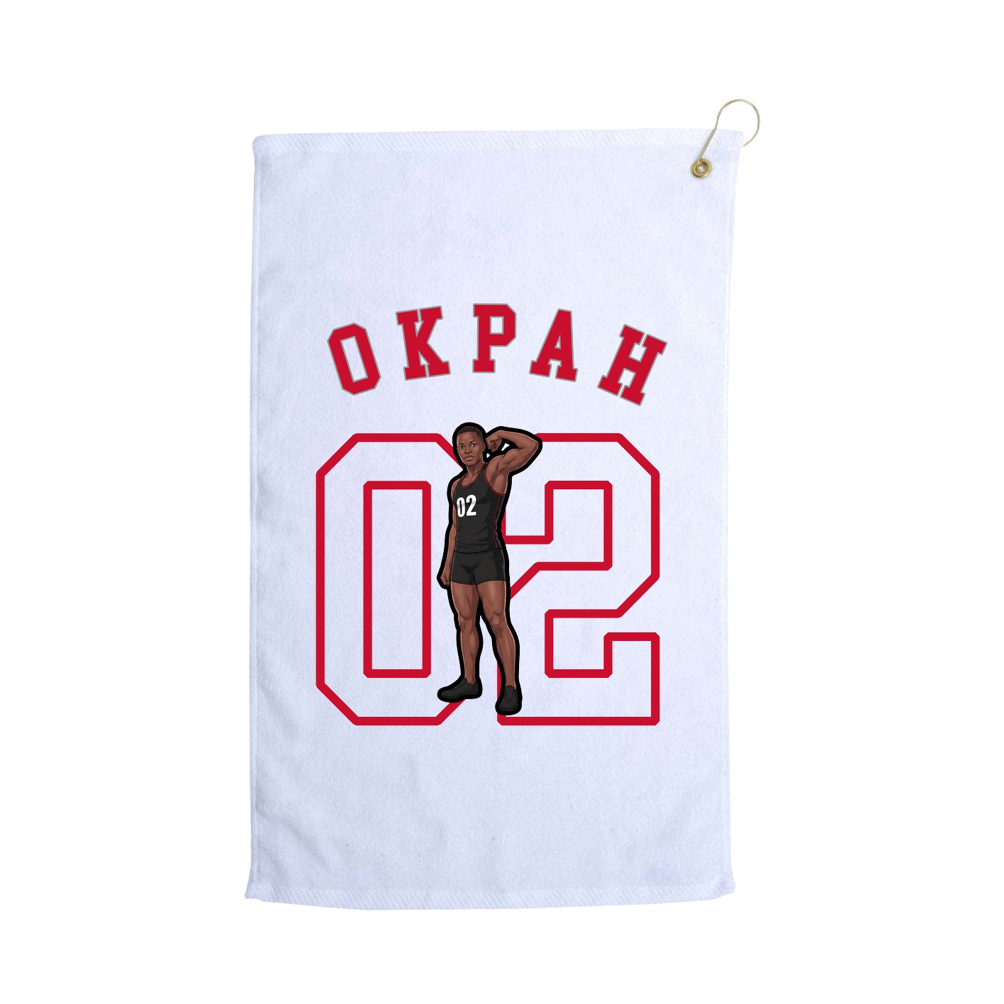 Golf Towel — Shirsey Arch in White