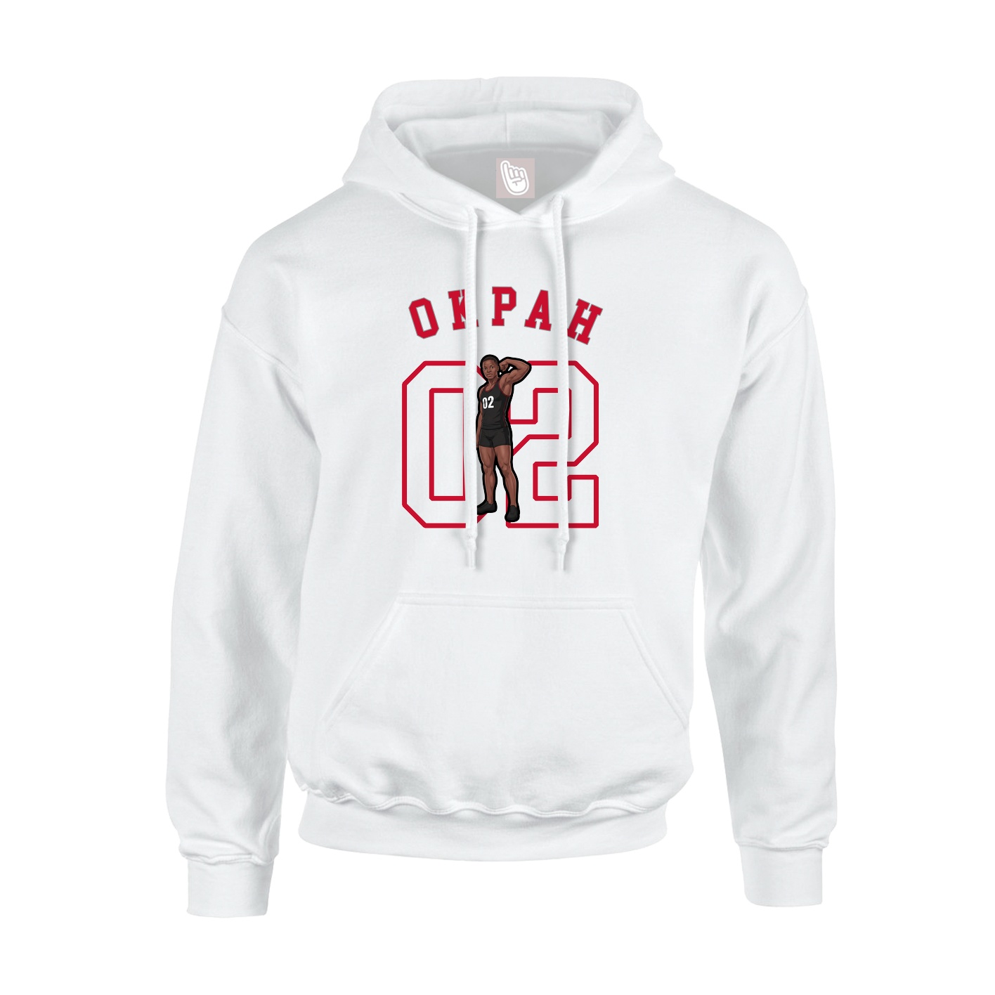 Youth Hoodie — Shirsey Arch in White