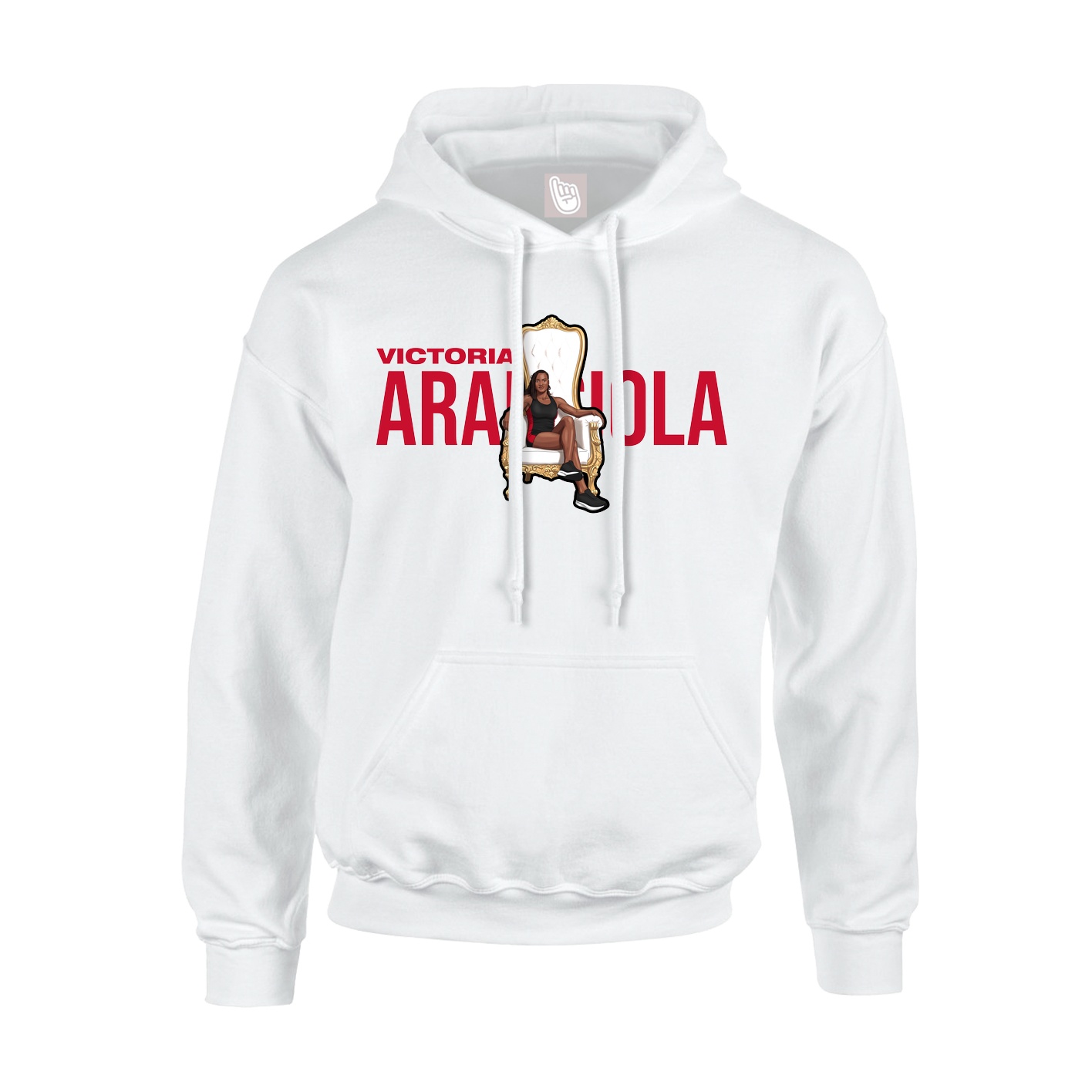 Youth Hoodie — Player Name in White