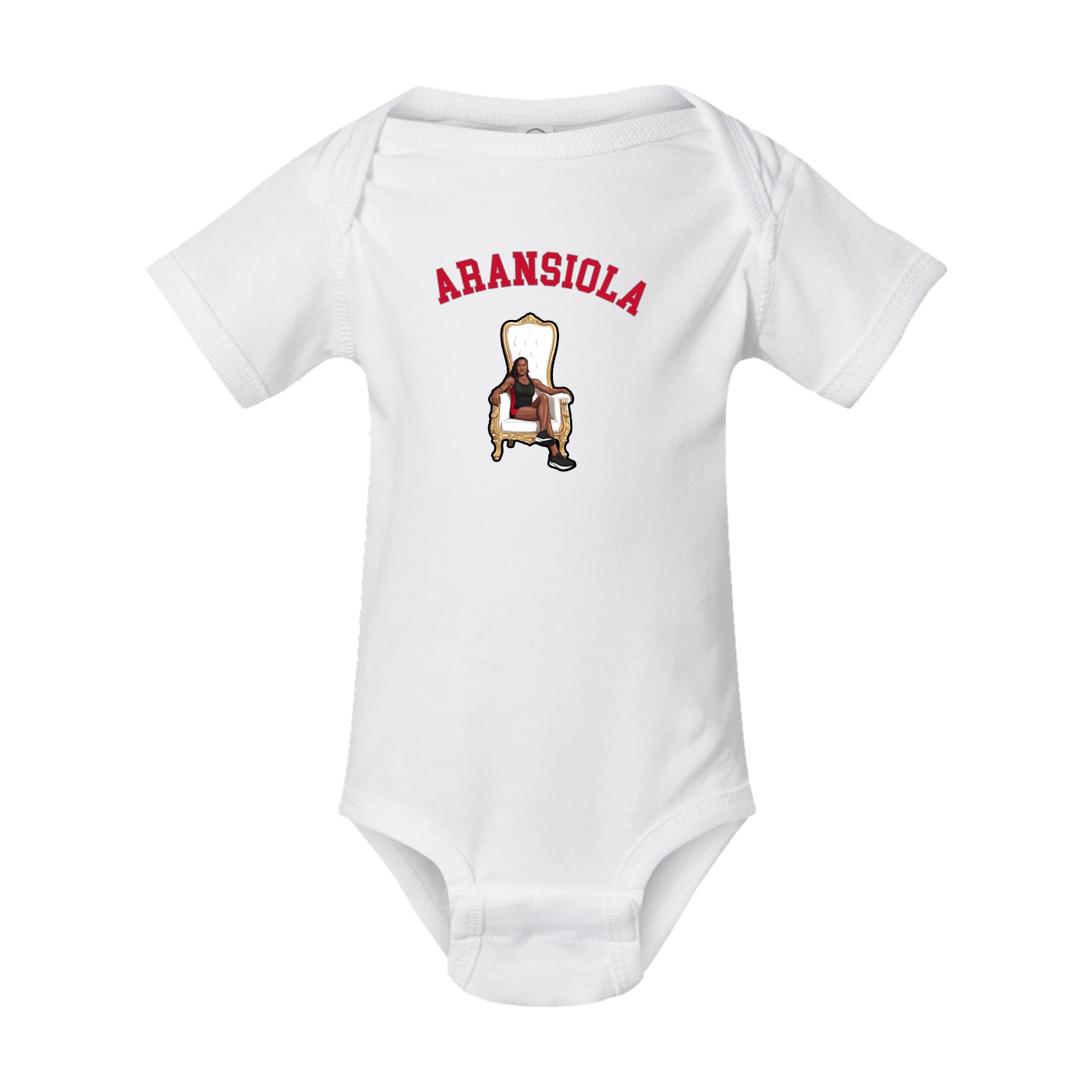 Baby Onesie — Shirsey Arch in White