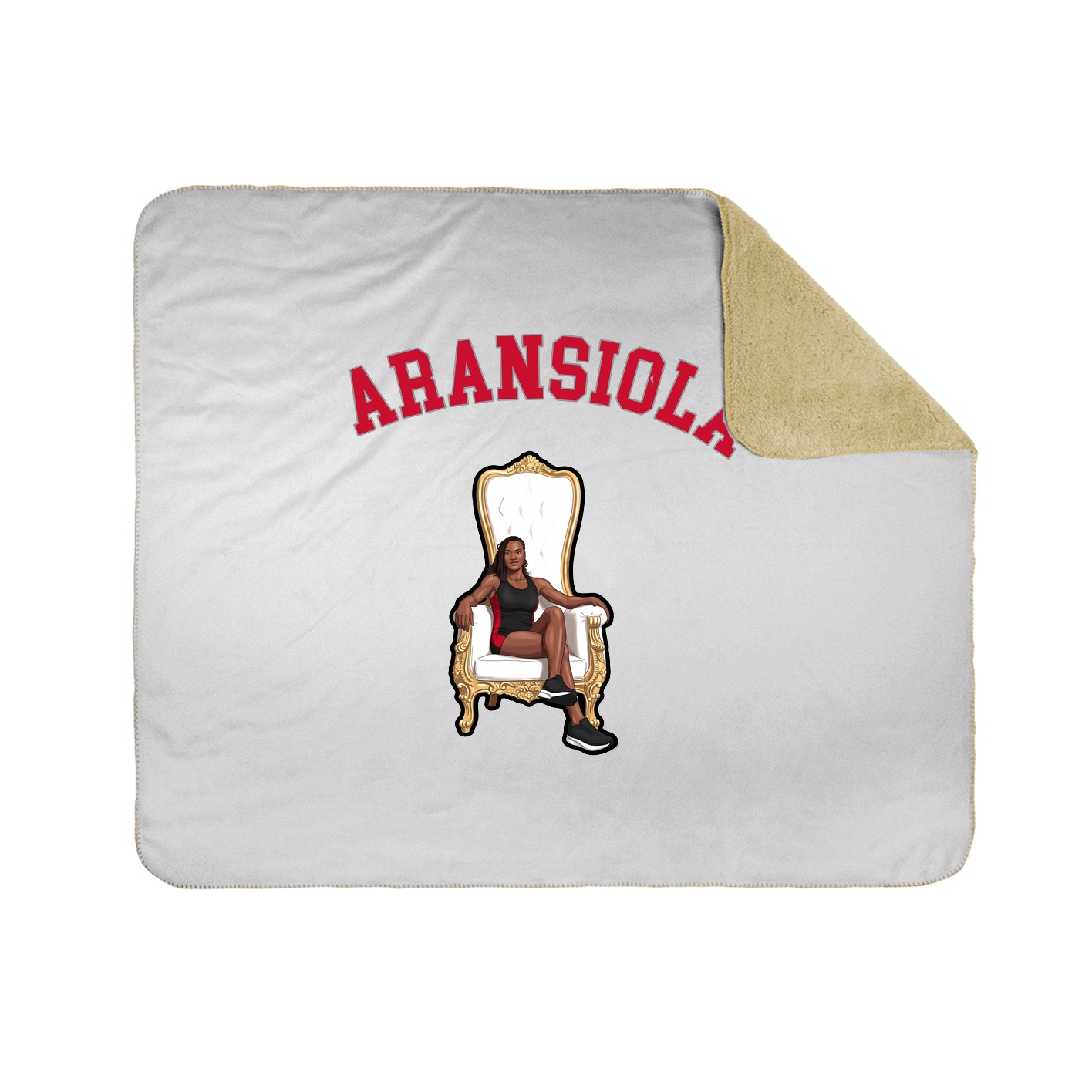 Throw Blanket — Shirsey Arch in White