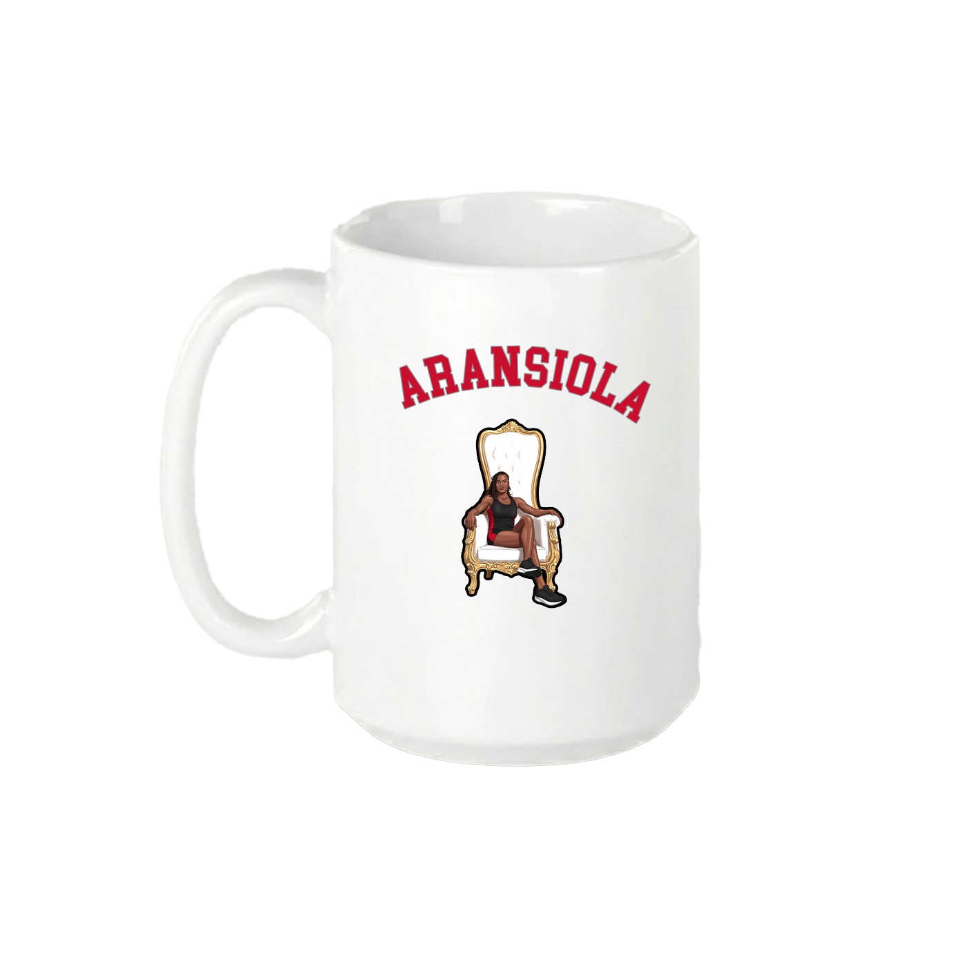 15oz Coffee Mug — Shirsey Arch in White