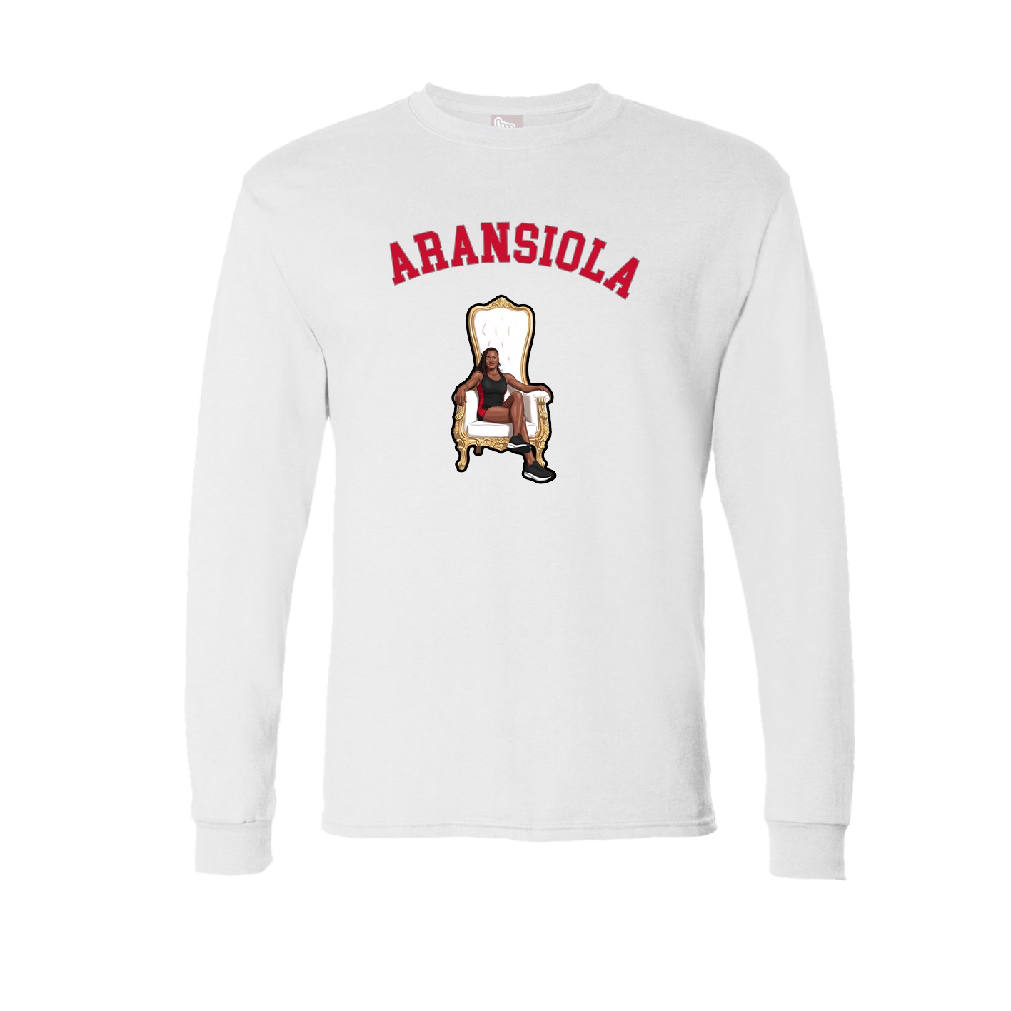 Long Sleeve Tee — Shirsey Arch in White