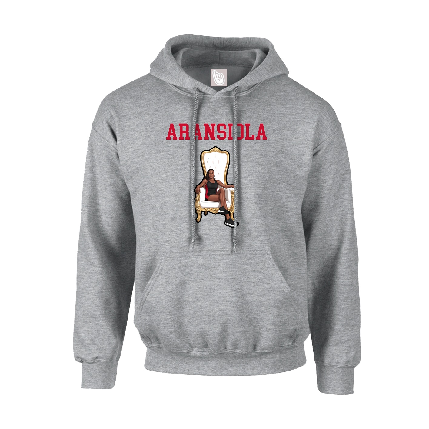 Hoodie — Shirsey in Grey