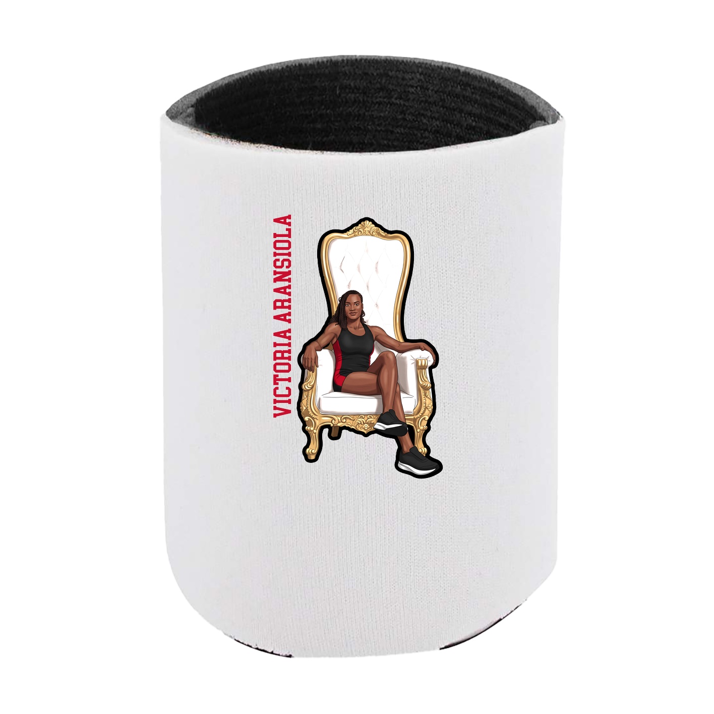 Can Holder — Name Vertical in White