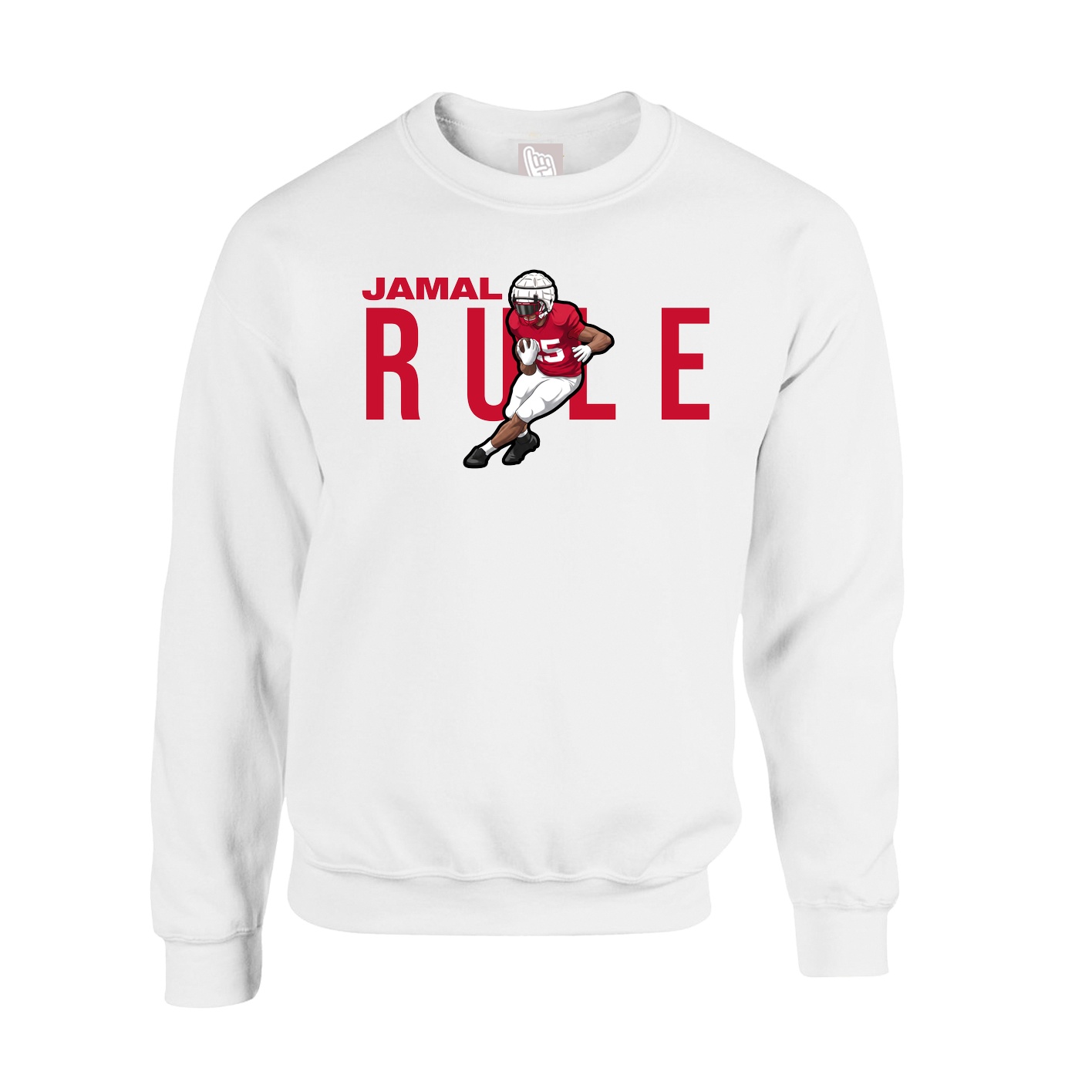 Fleece Crew — Player Name in White