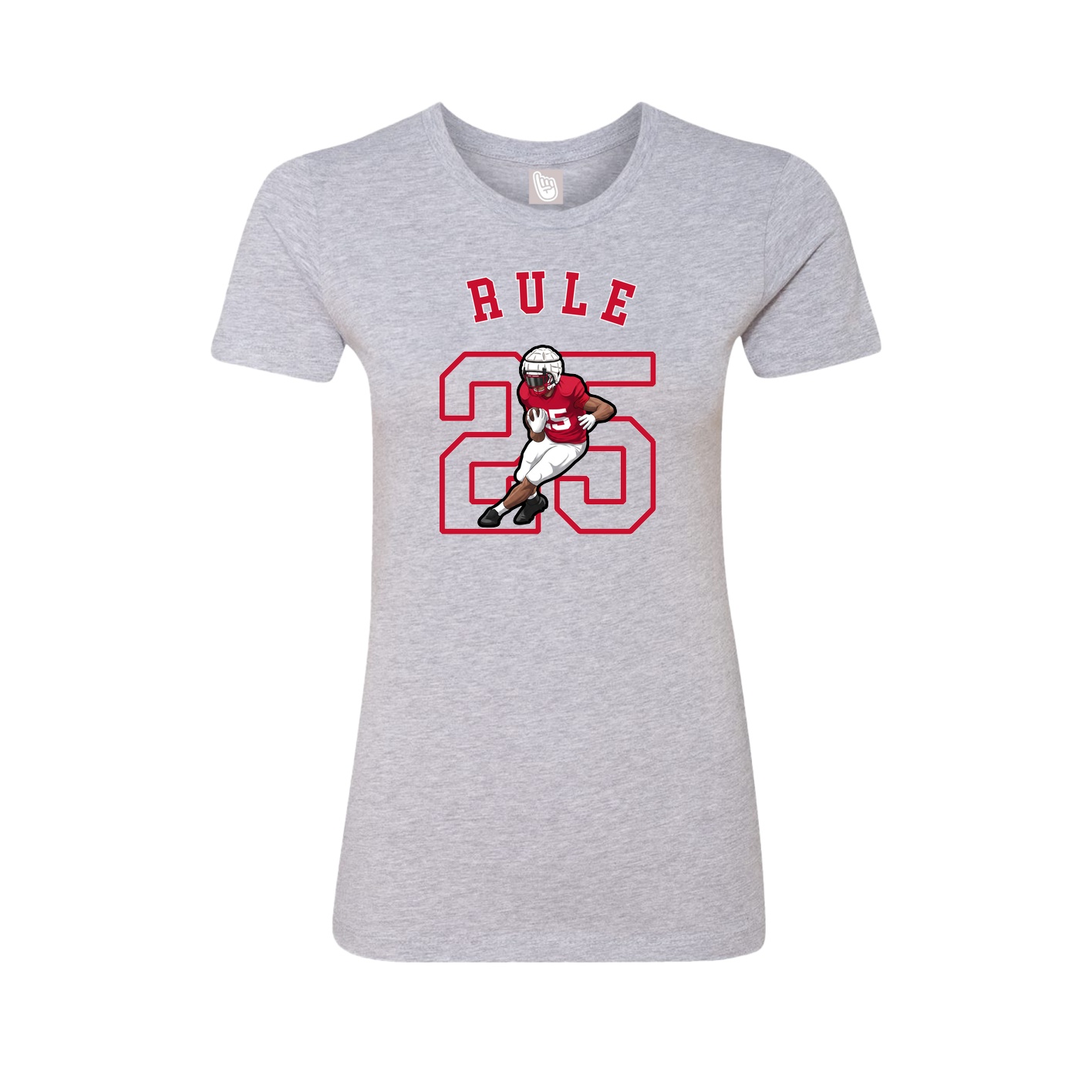 Fitted Women's Tee — Shirsey Arch in Grey