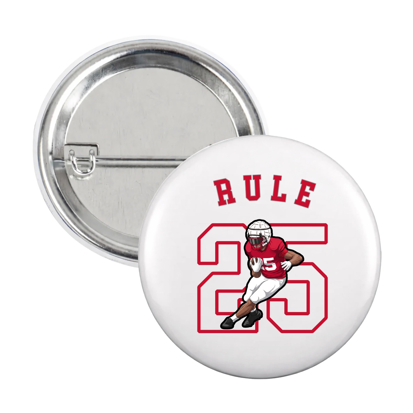 Game Day Button — Shirsey Arch in White