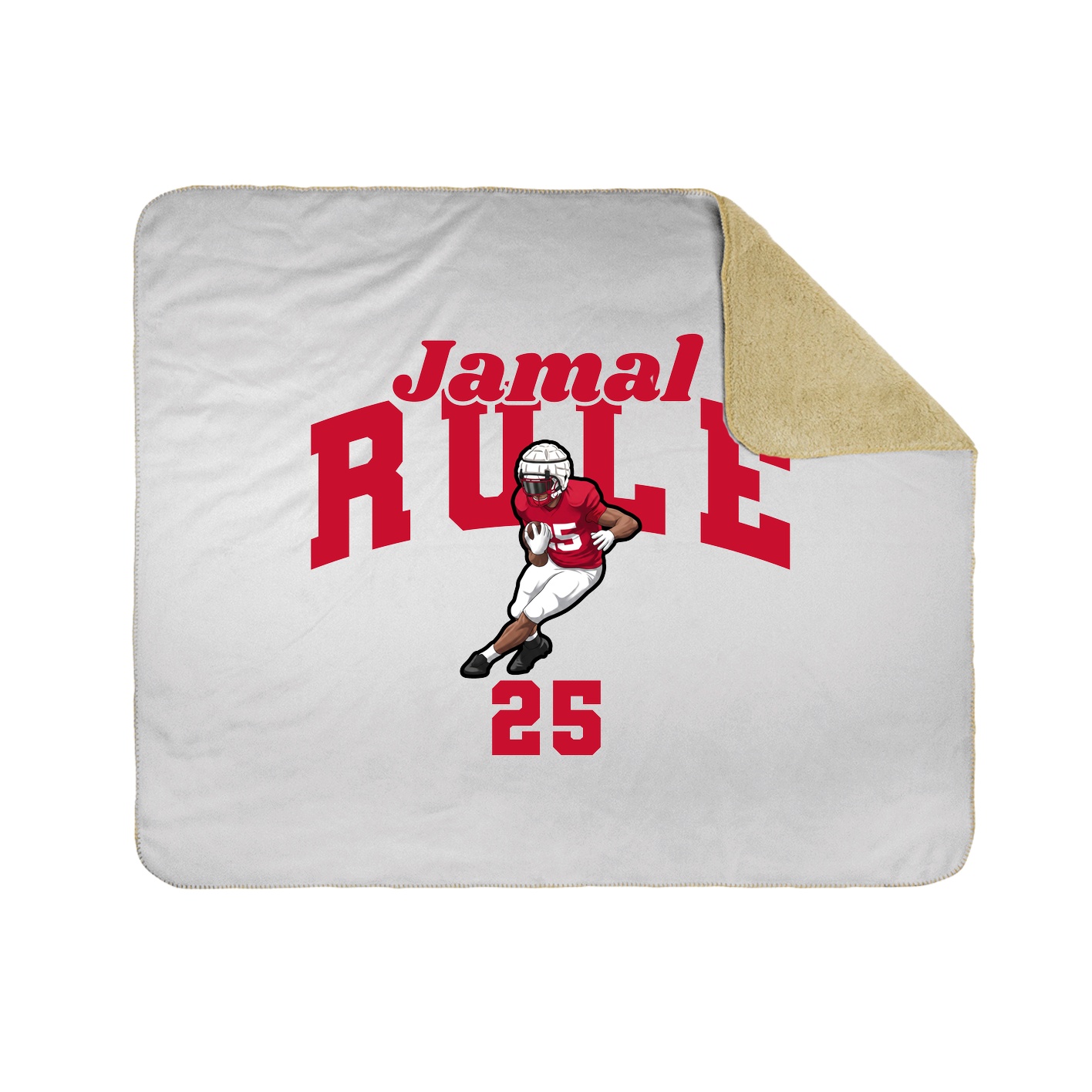 Throw Blanket — Signature Arch in White