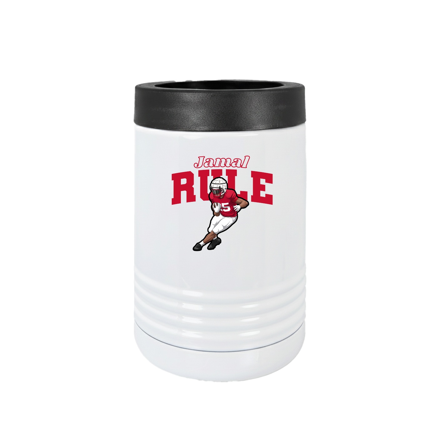 Beverage Holder — Name Arch in White
