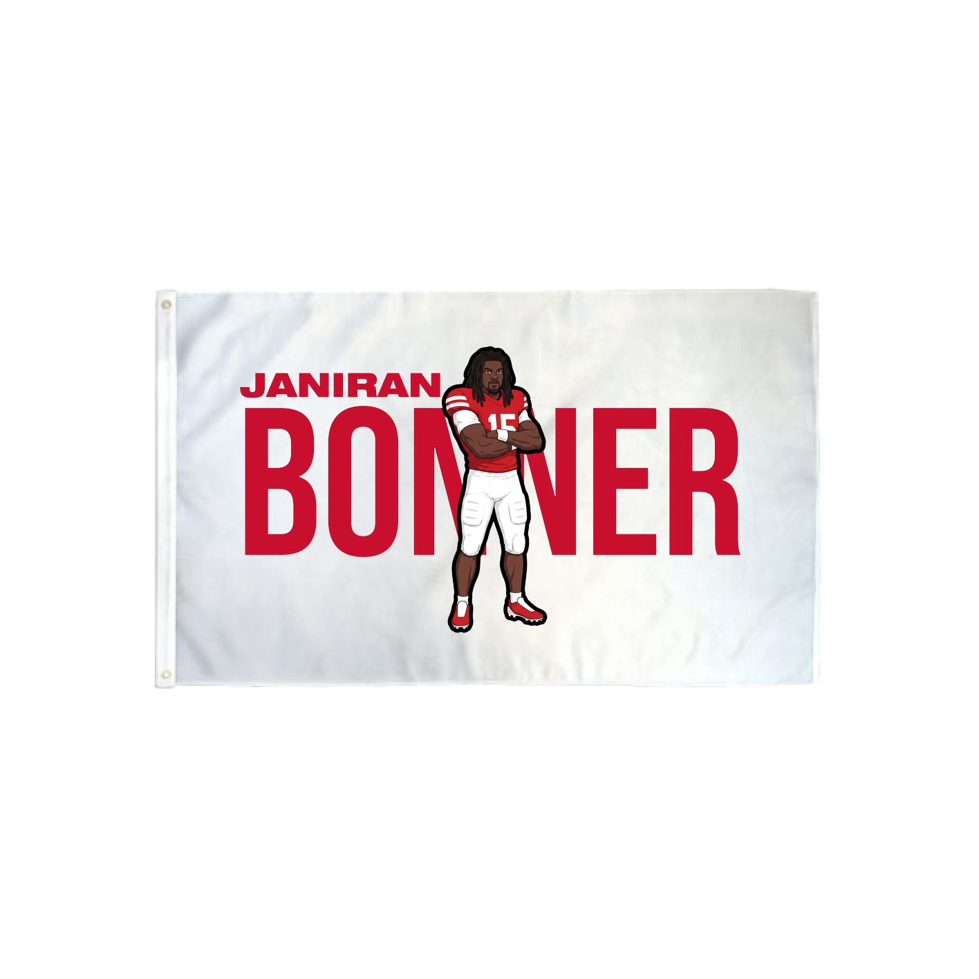 3x5 Flag — Player Name in Classic