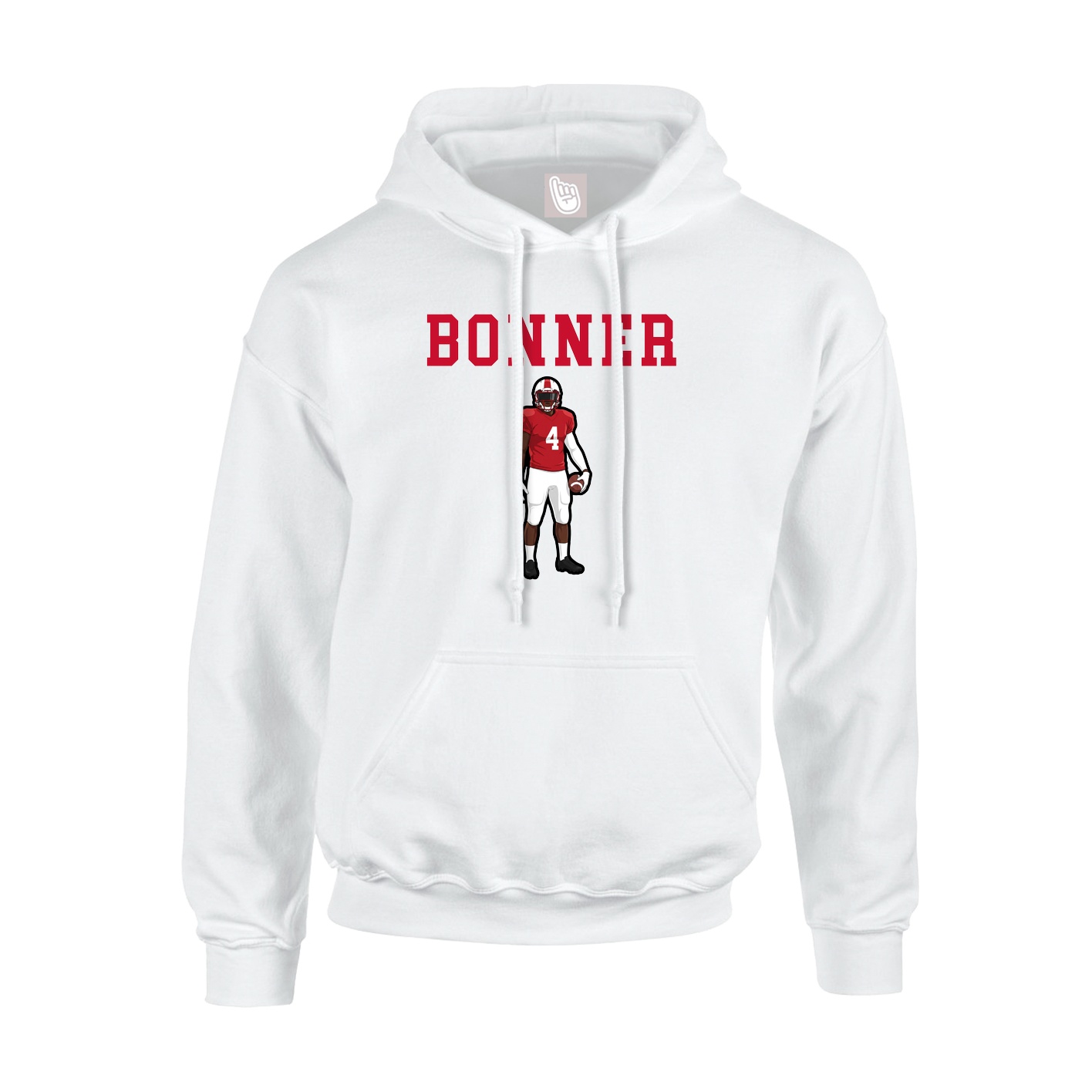 Youth Hoodie — Shirsey in White