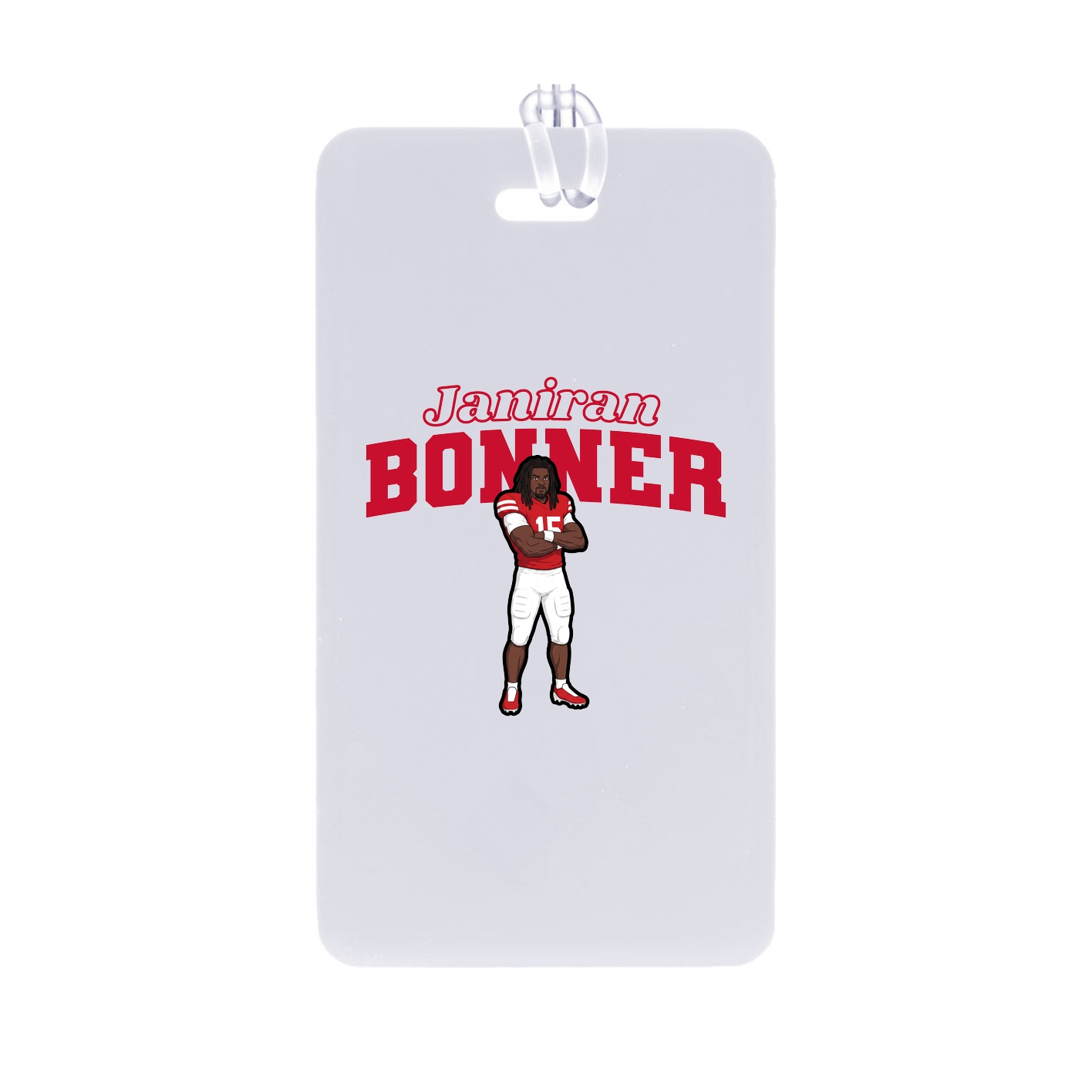 Bag Tag — Name Arch in Classic