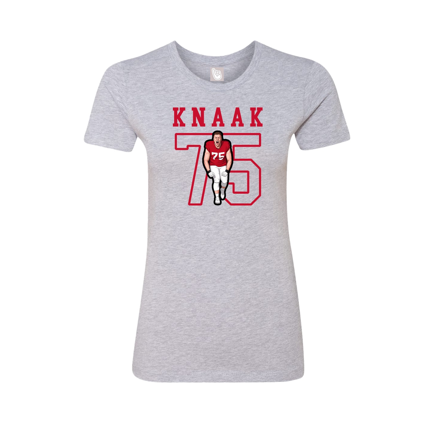 Fitted Women's Tee — Shirsey in Grey