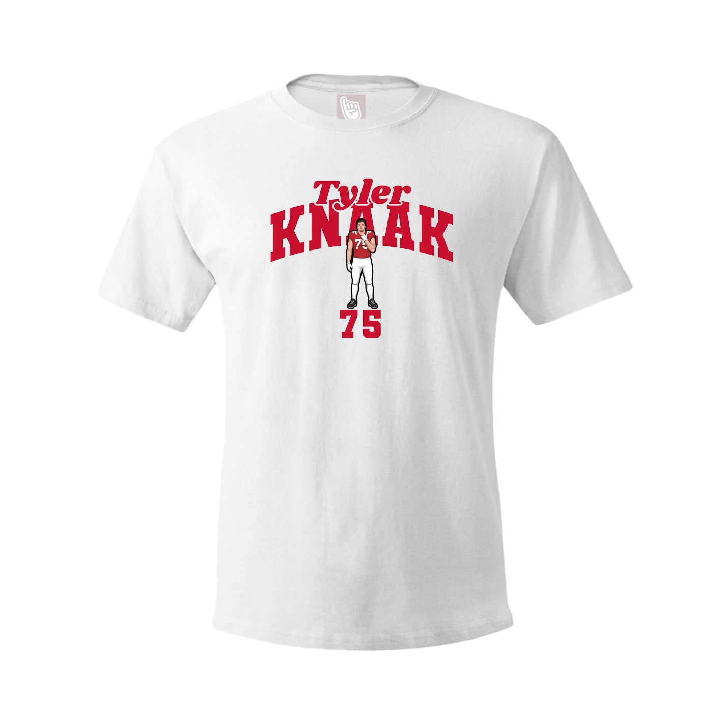 Youth Tee — Signature Arch in White