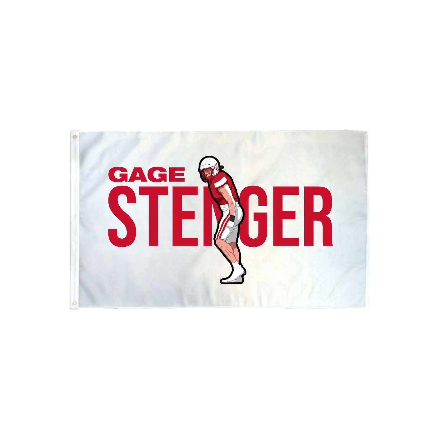 3x5 Flag — Player Name in Classic