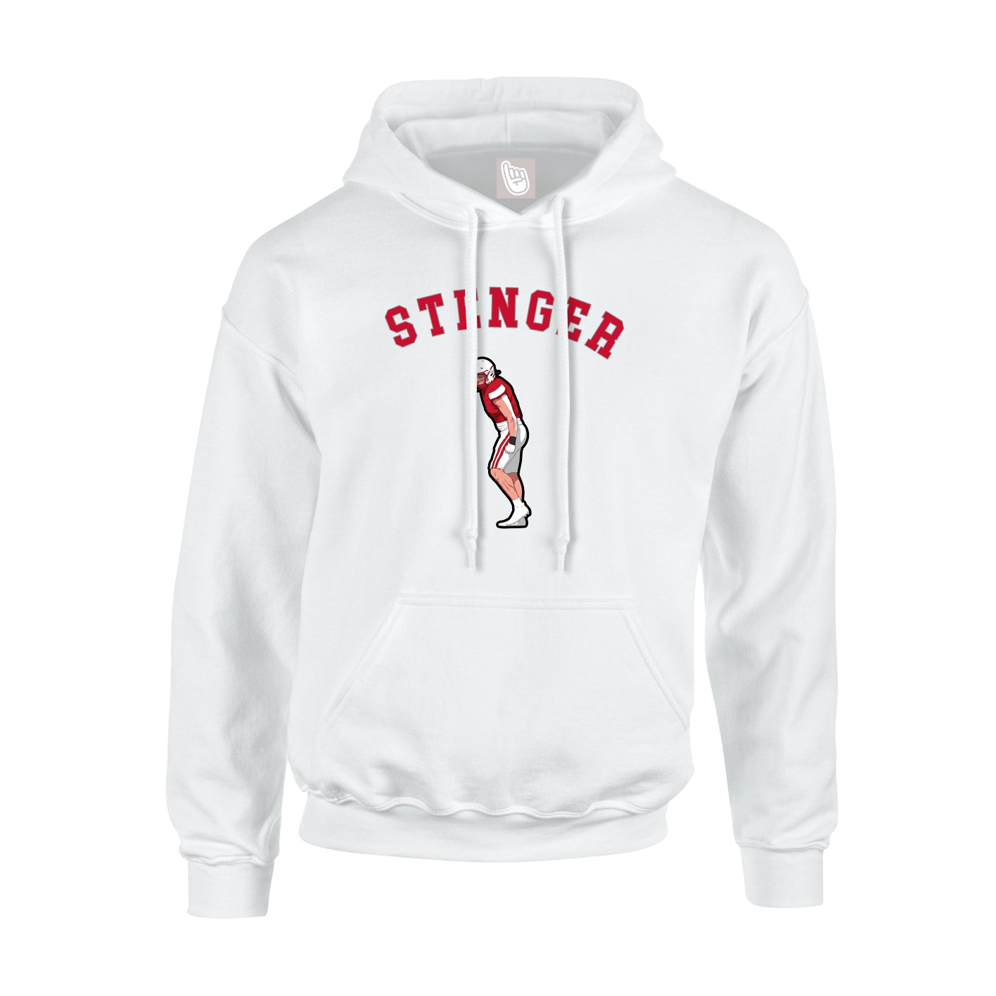 Hoodie — Shirsey Arch in White