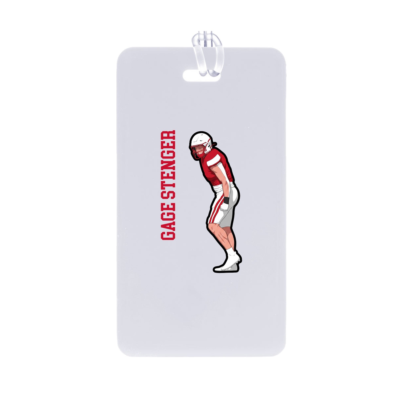Bag Tag — Name Vertical in Classic