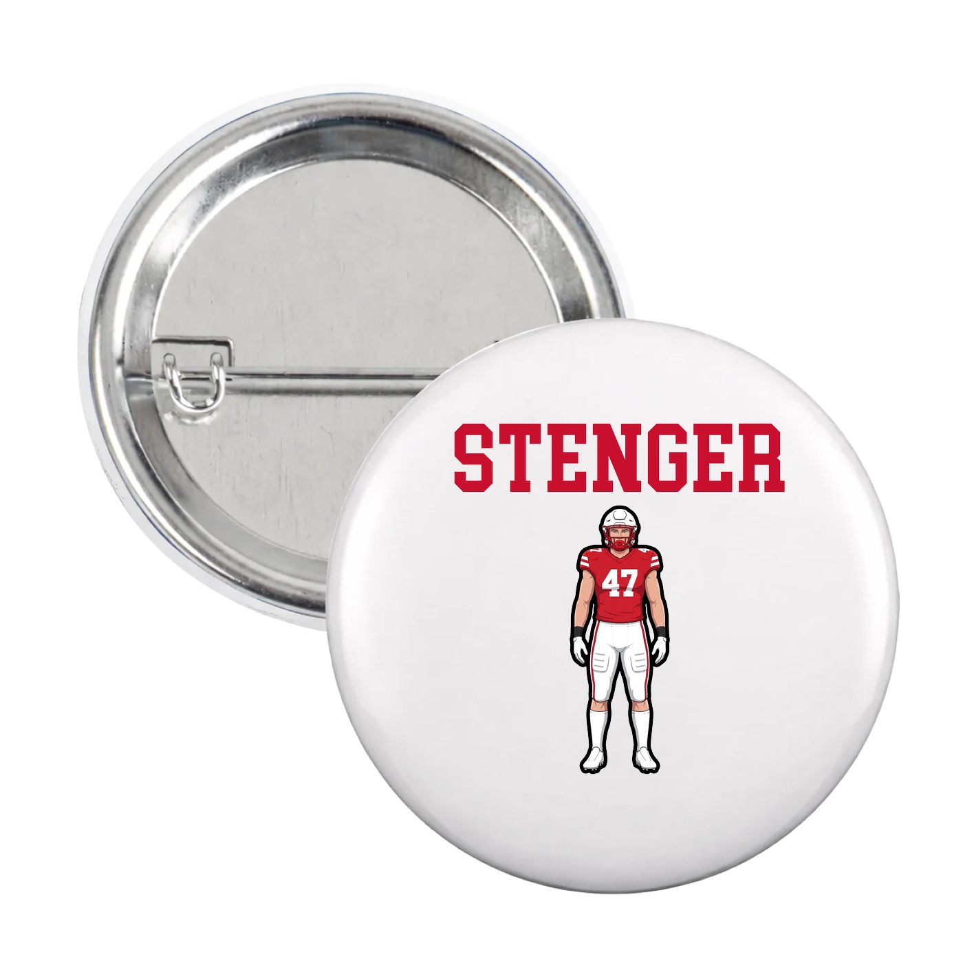 Game Day Button — Shirsey in White