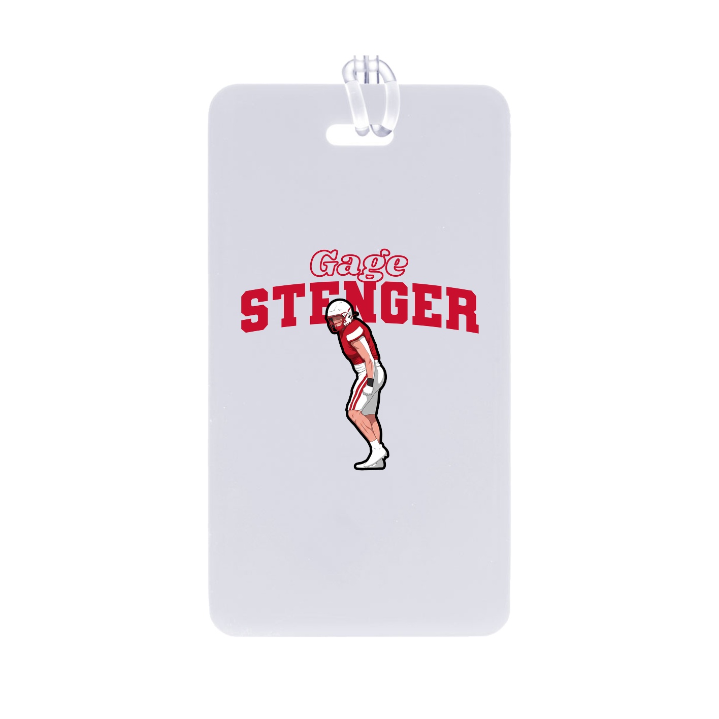 Bag Tag — Name Arch in Classic