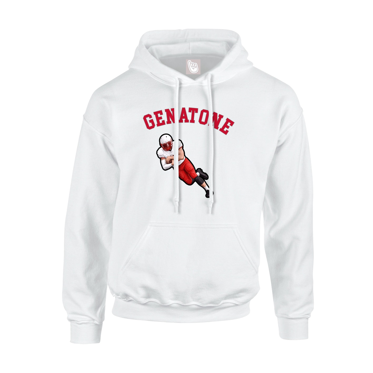 Hoodie — Shirsey Arch in White