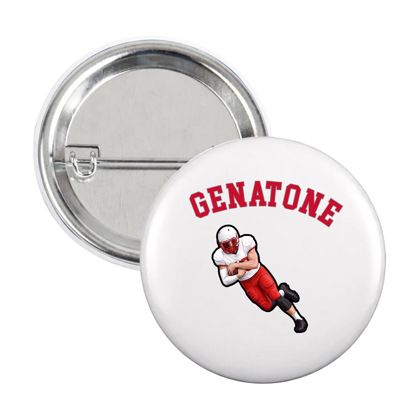 Game Day Button — Shirsey Arch in White