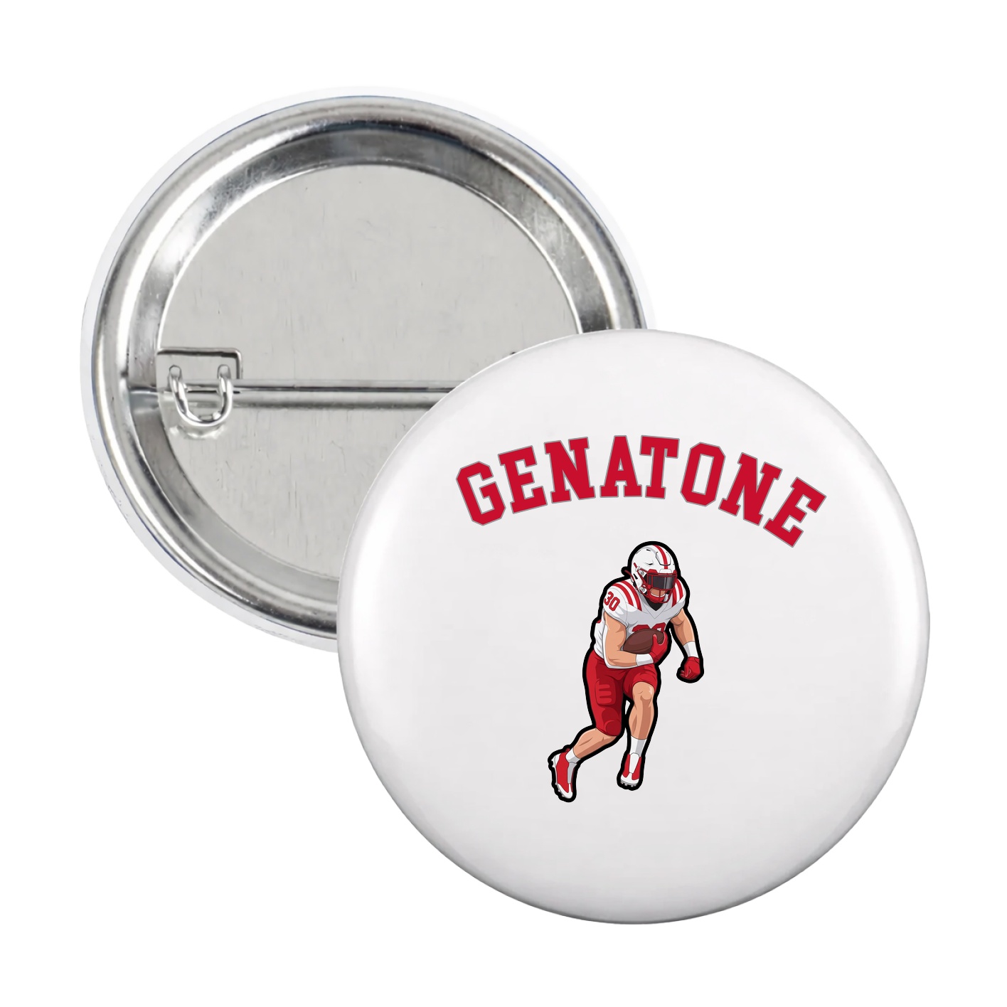 Game Day Button — Shirsey Arch in White