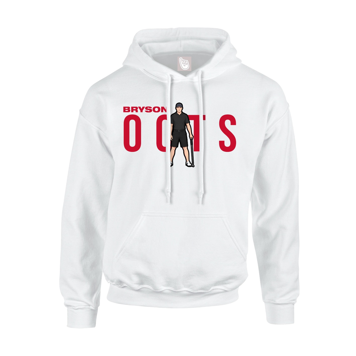 Youth Hoodie — Player Name in White