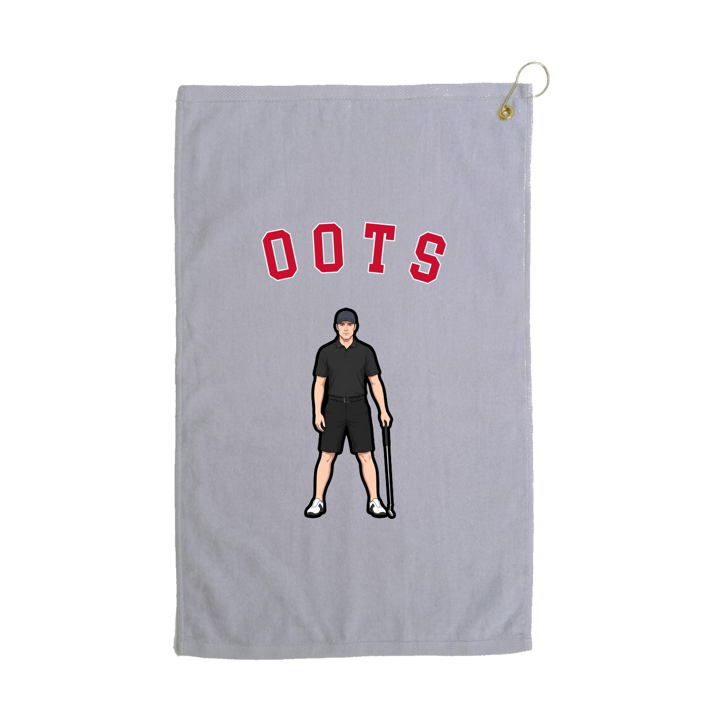 Golf Towel — Shirsey Arch in Grey