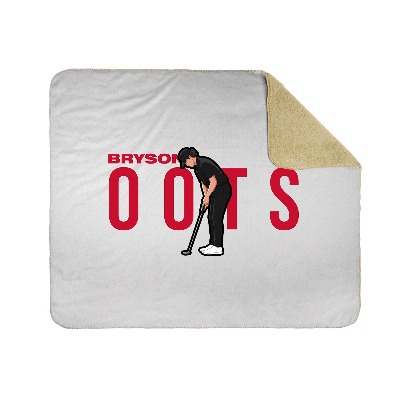 Throw Blanket — Player Name in White