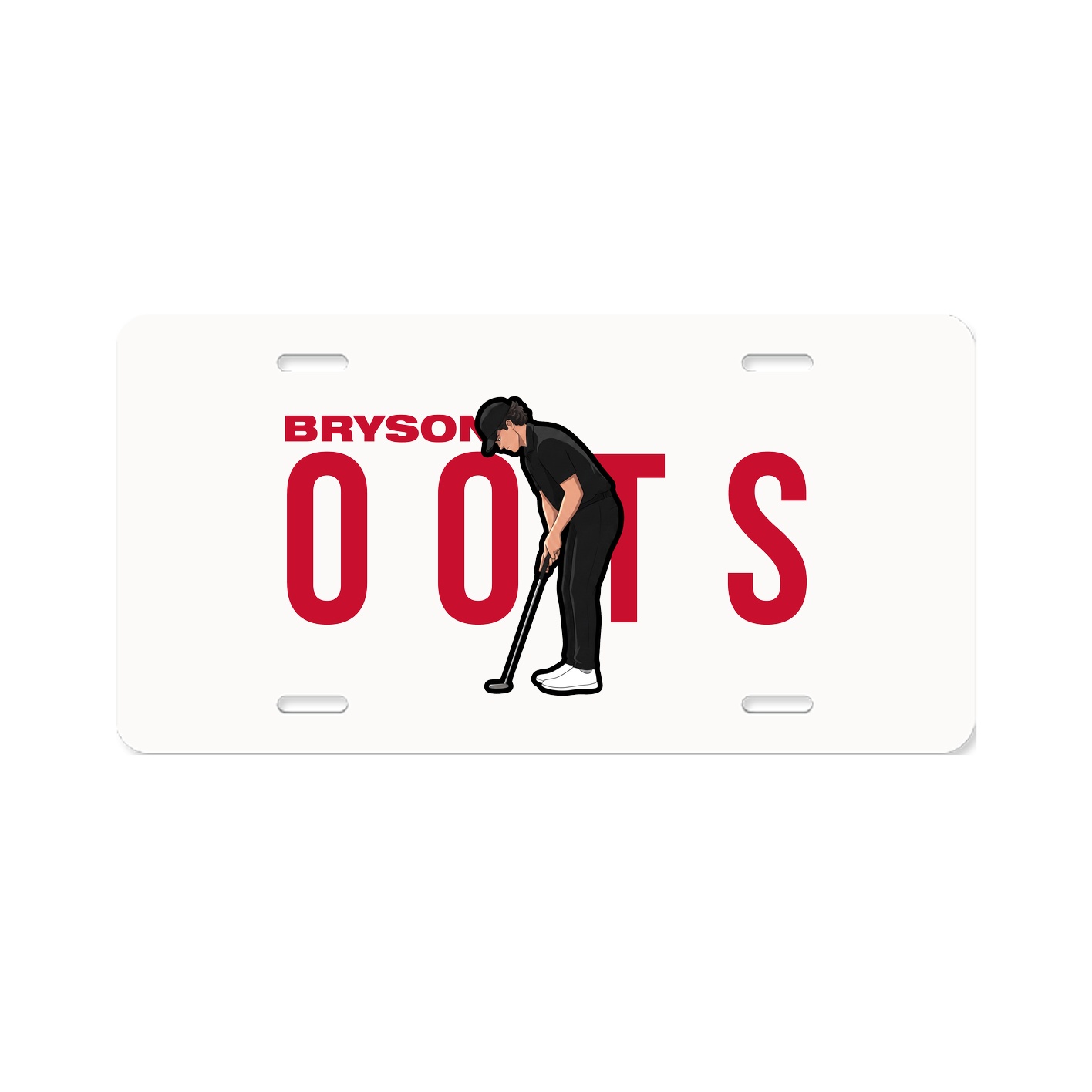 License Plate — Player Name in Classic